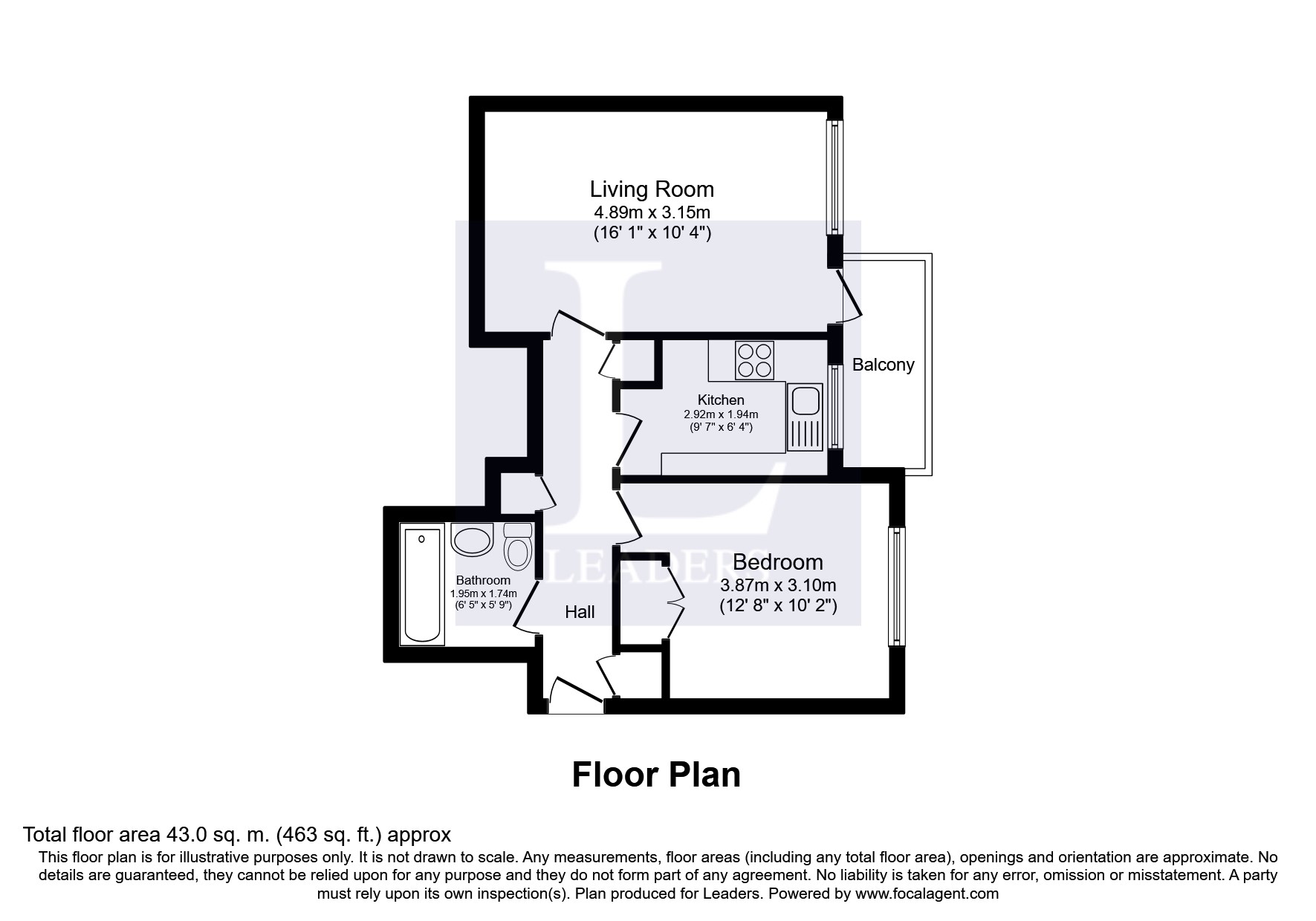 1 Bedrooms Flat to rent in Elton Close, Hampton Wick, Kingston-Upon-Thames KT1