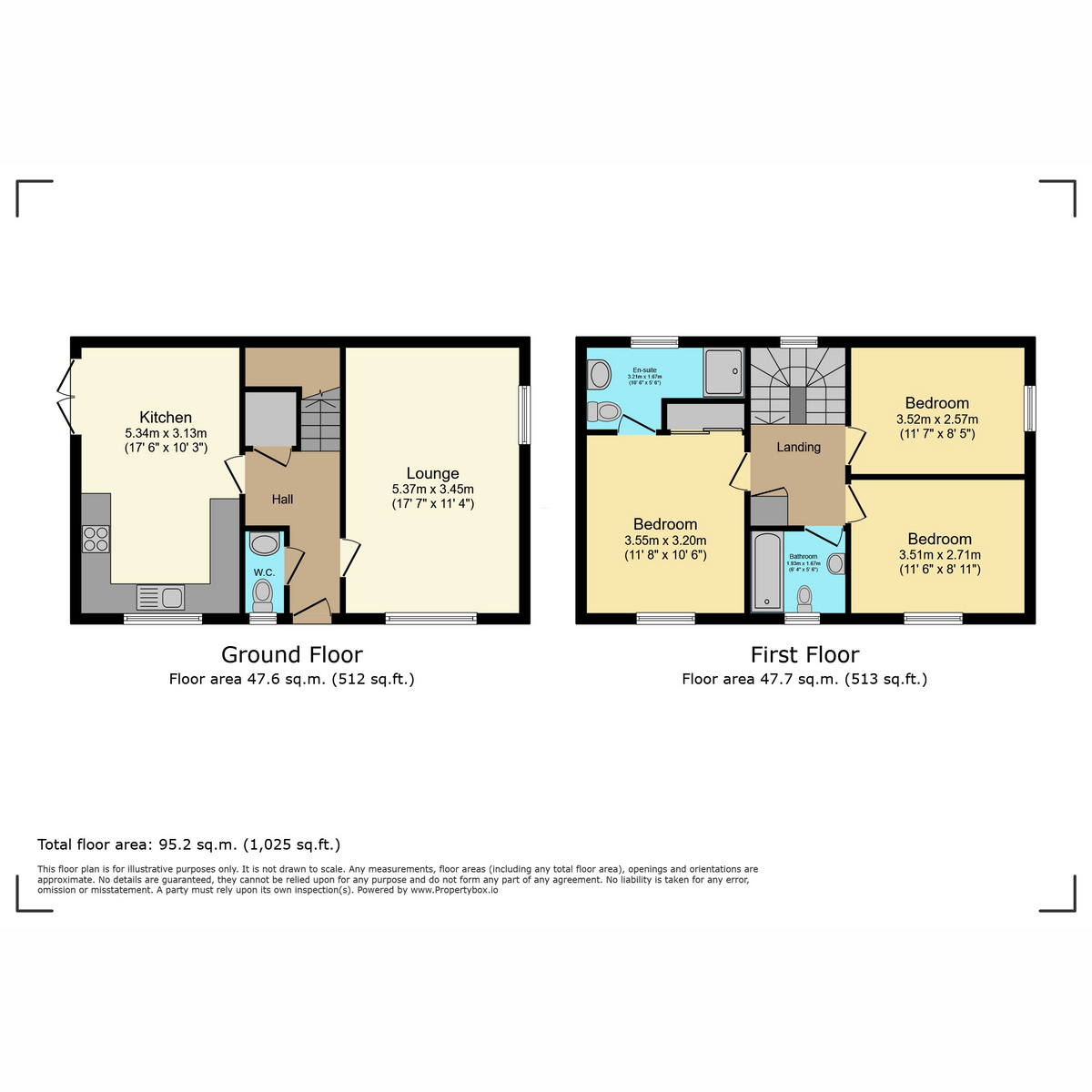 8, Yr Helyg, Colwyn Bay floorplan
