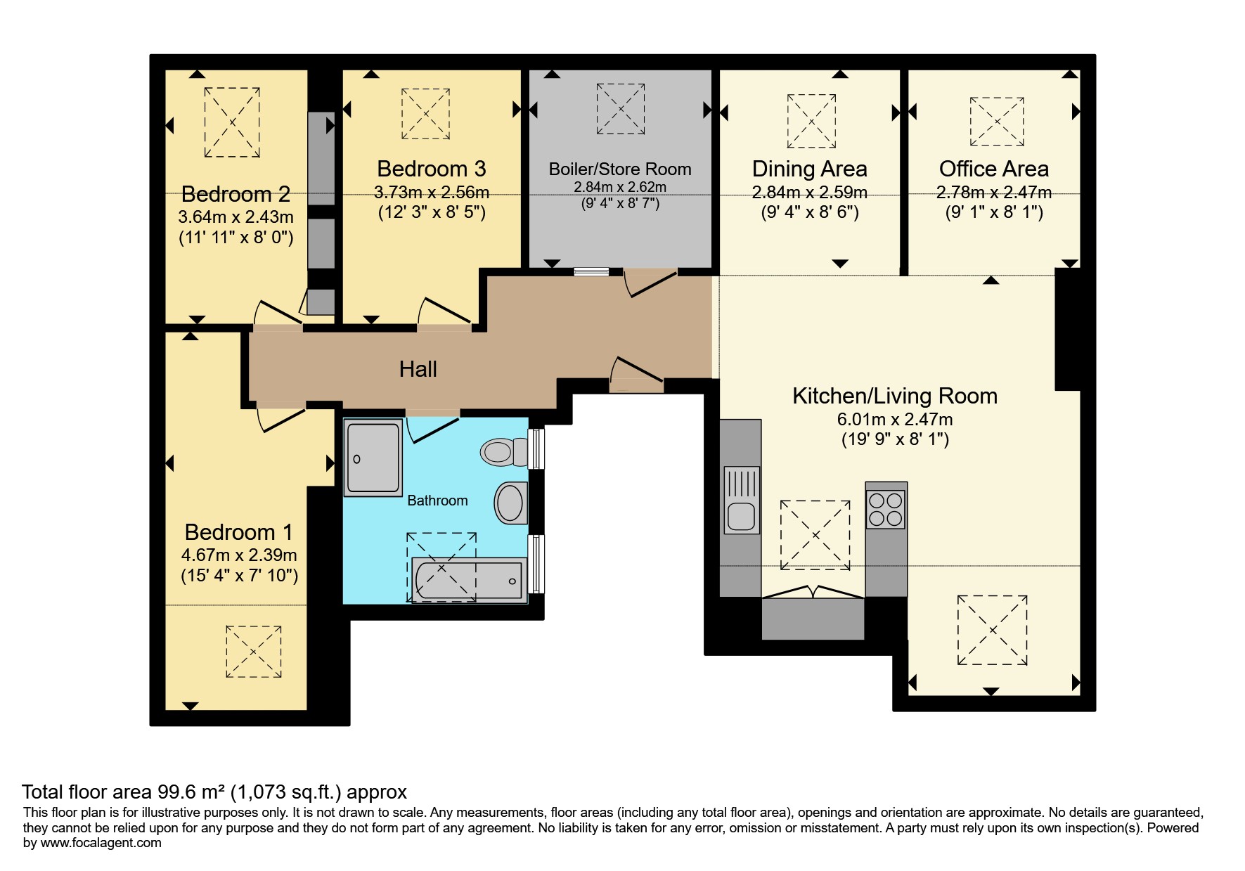 23 Waterloo Mills, Hainsworth Road, Silsden floorplan