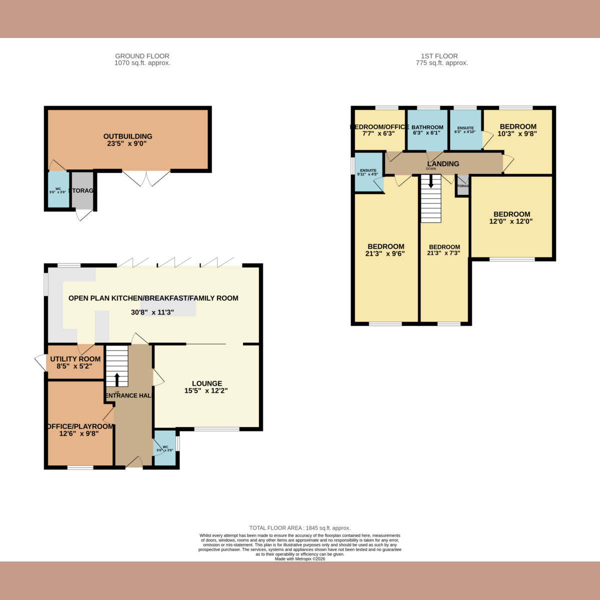 7, Buckingham Road, Hockley floorplan