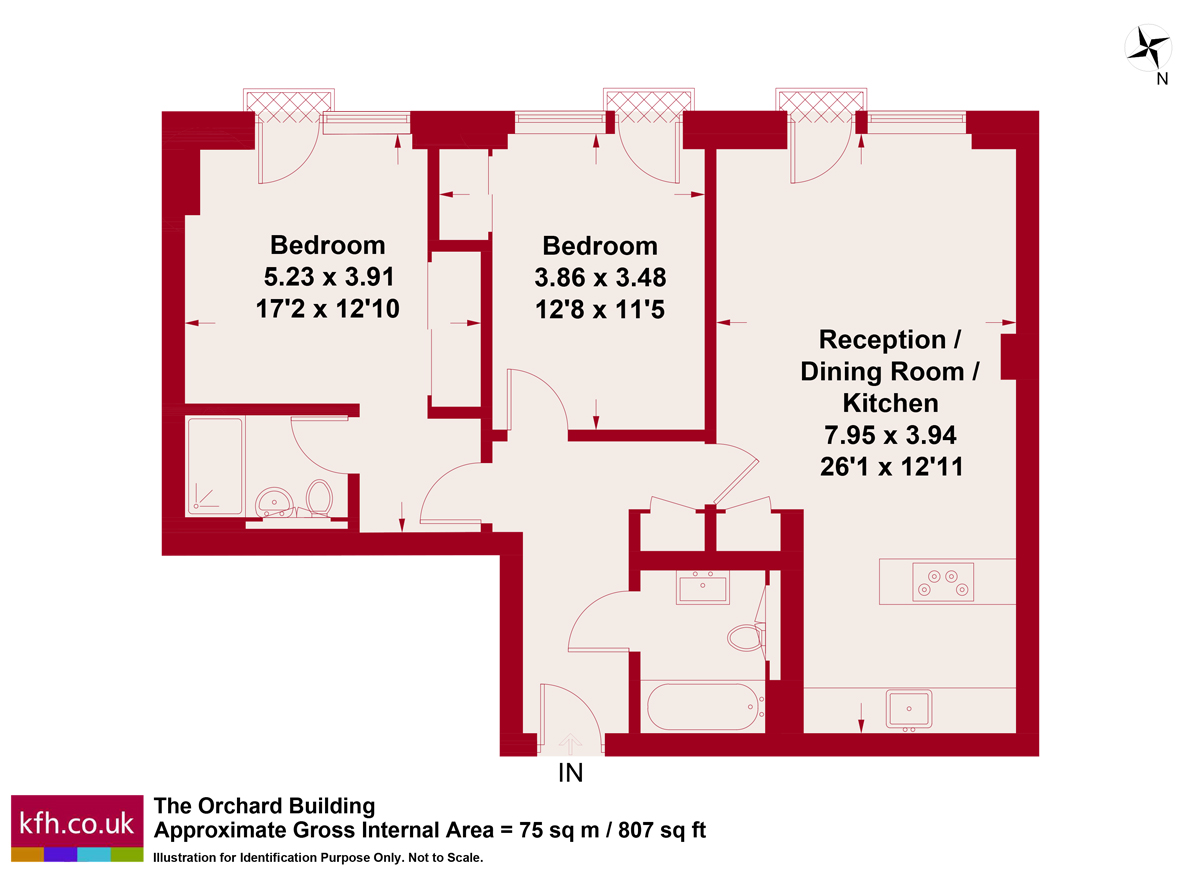 2 Bedrooms Flat to rent in Pear Tree Street, London EC1V