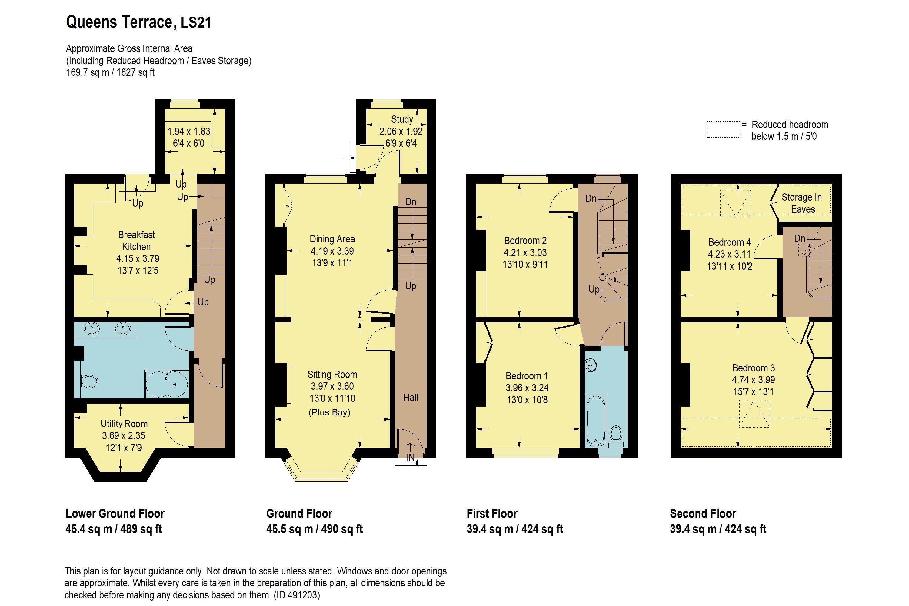 4 Bedrooms Terraced house for sale in Queens Terrace, Otley LS21