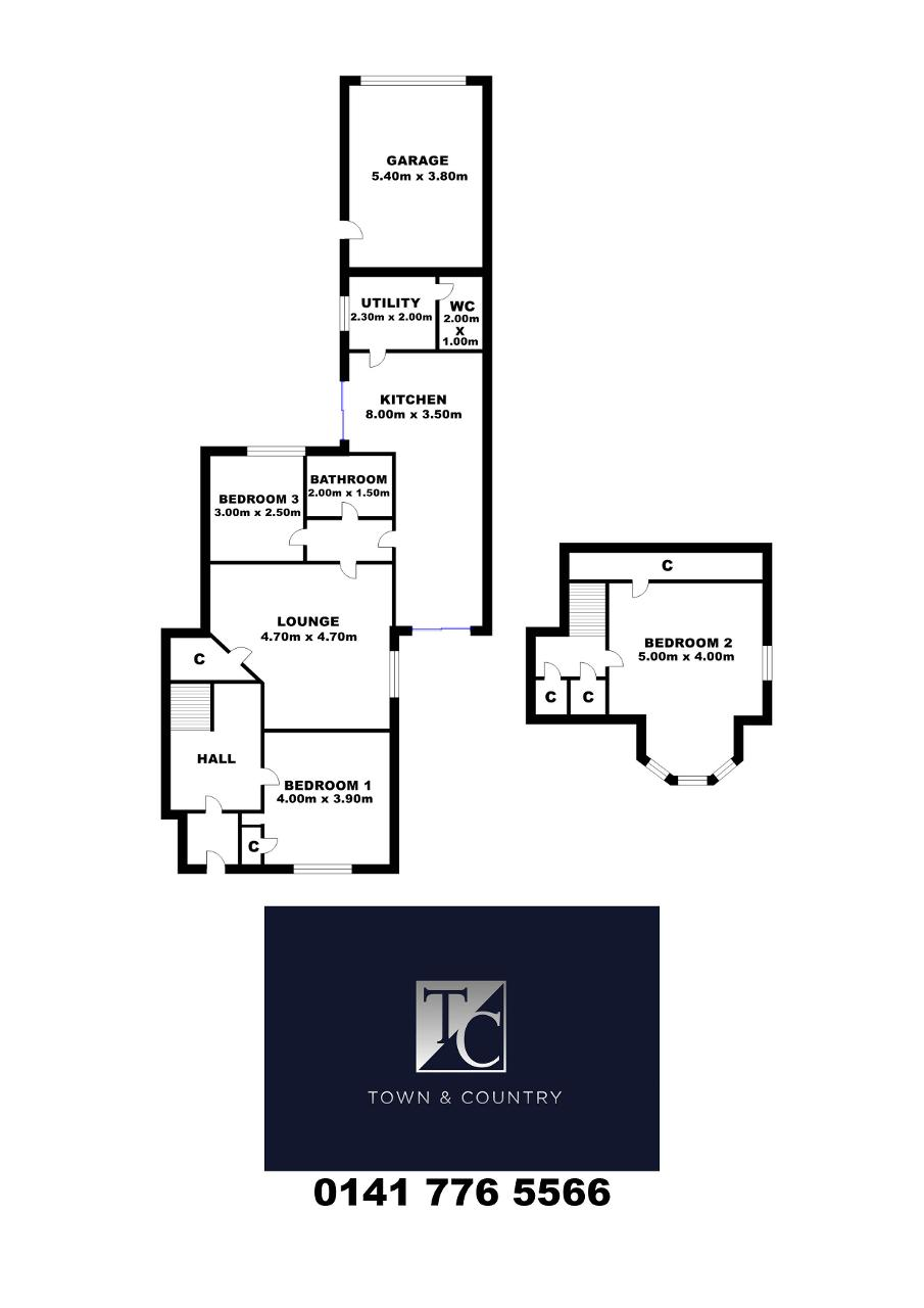 16, Park Road, Glasgow floorplan