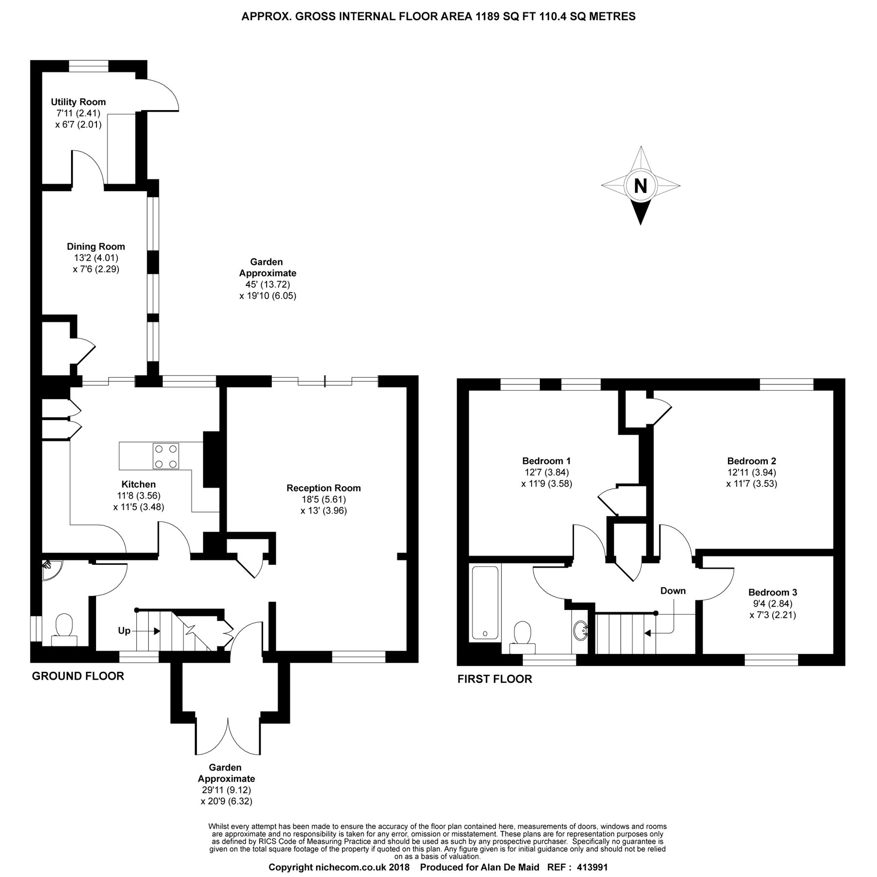 3 Bedrooms Terraced house for sale in Whitebeam Avenue, Bromley BR2