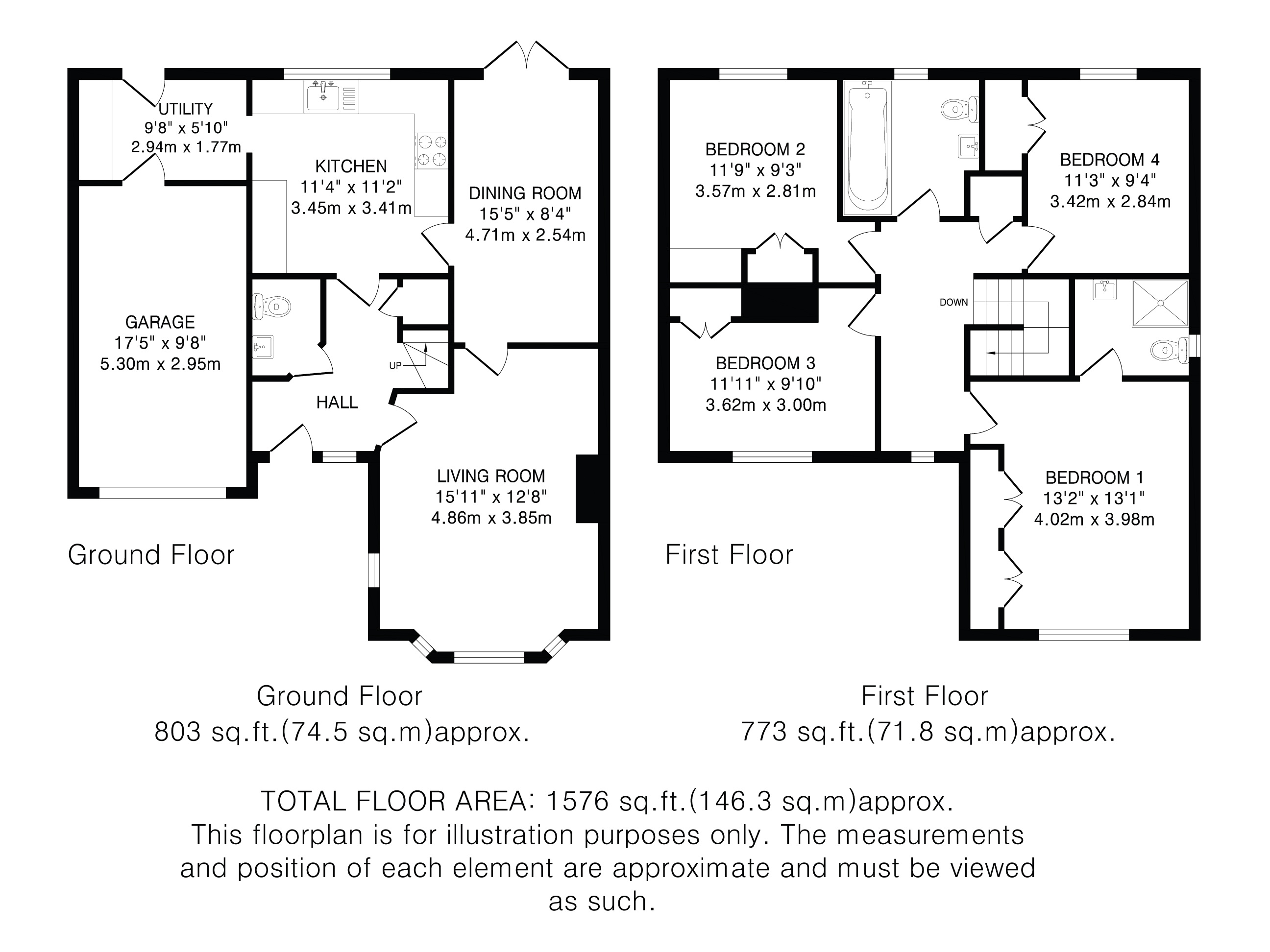 15, Cornflower Way, Hatfield floorplan