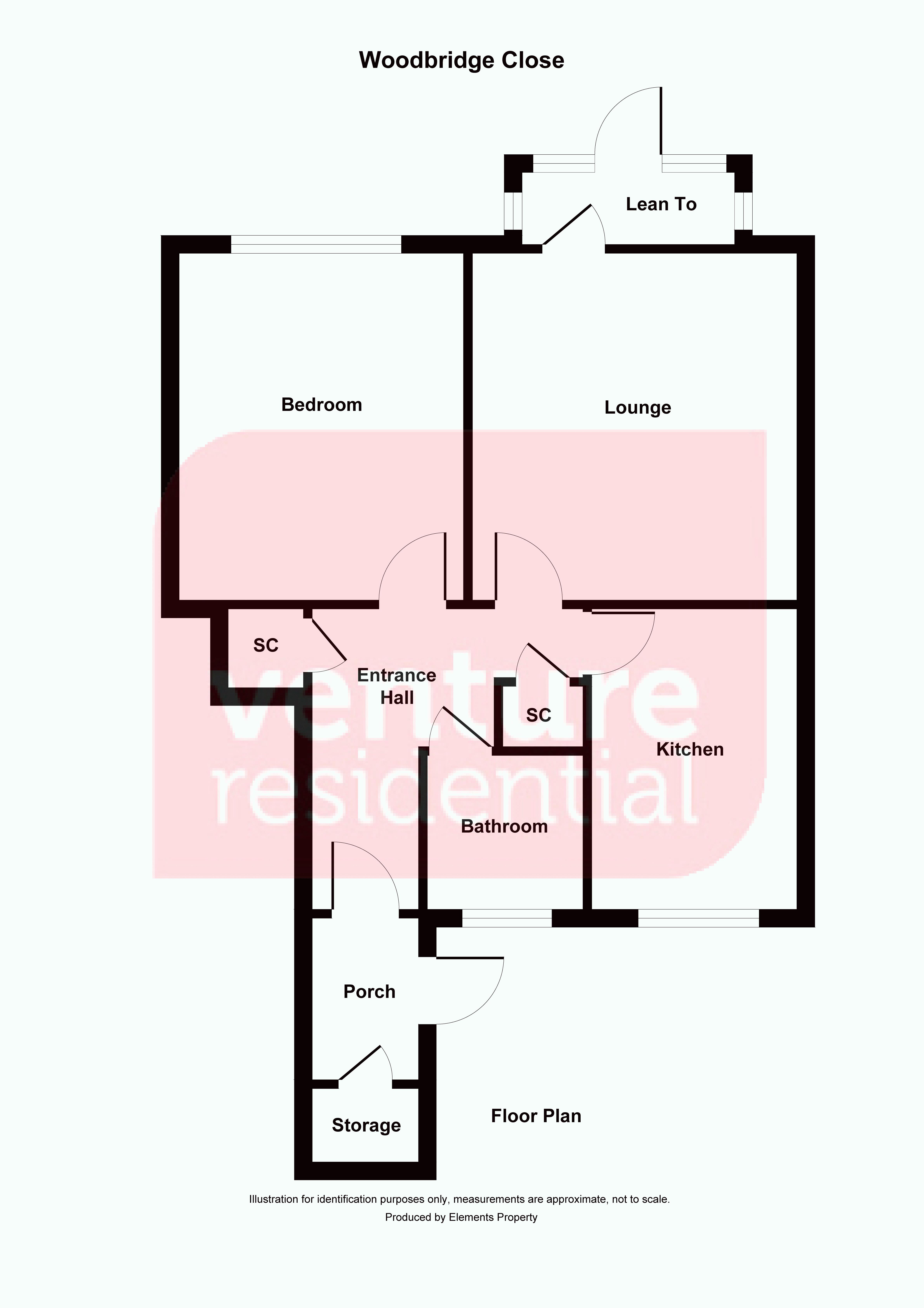 Woodbridge Close, Leagrave, Luton LU4, 1 bedroom for sale