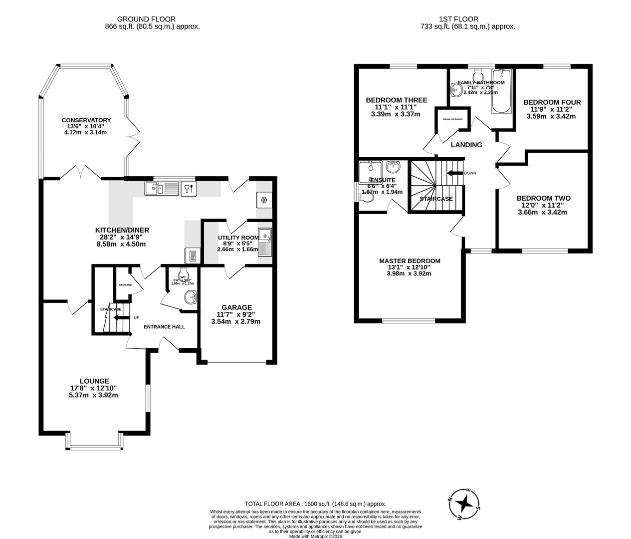 32, Thornfield, Preston floorplan