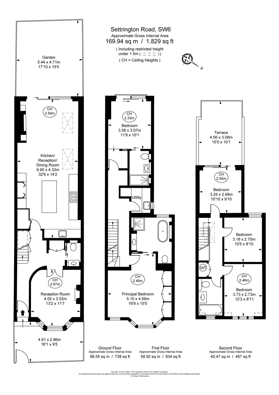 102, Settrington Road, Fulham, London floorplan