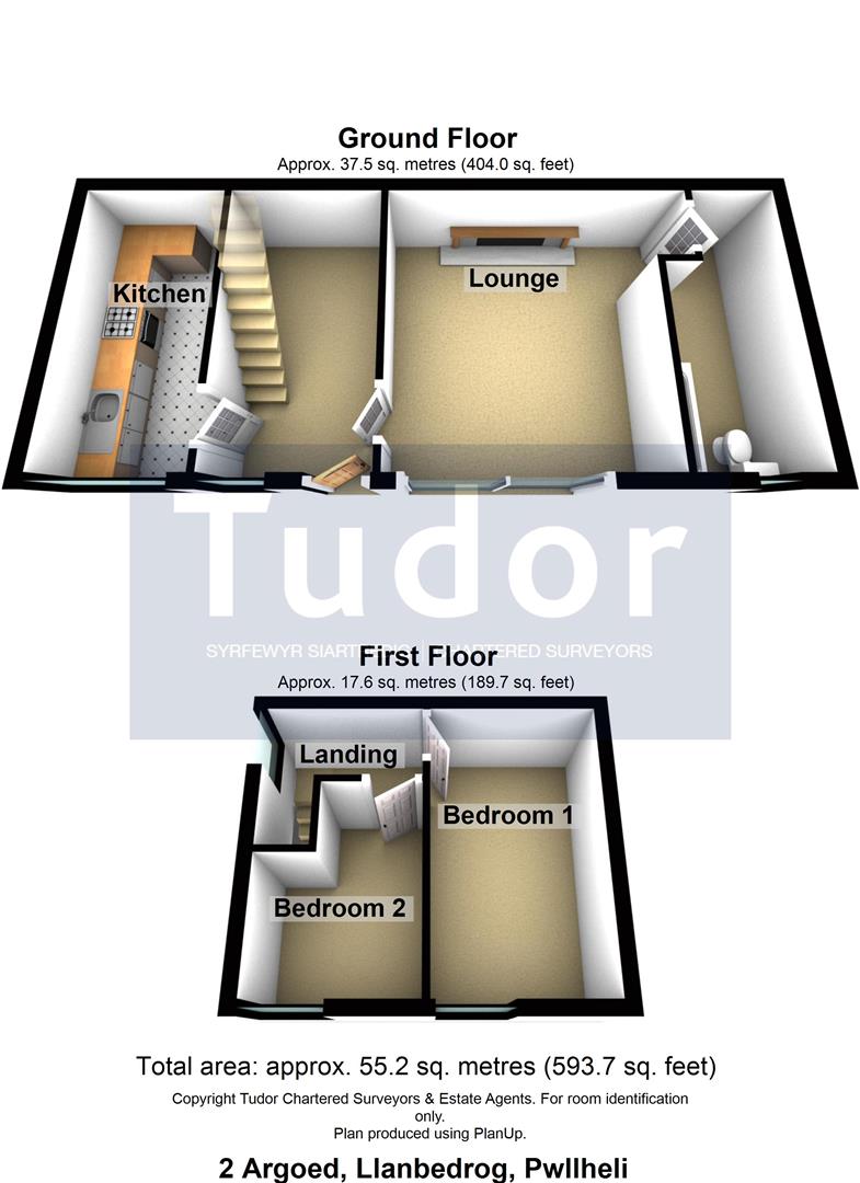 2 Argoed, Llanbedrog floorplan