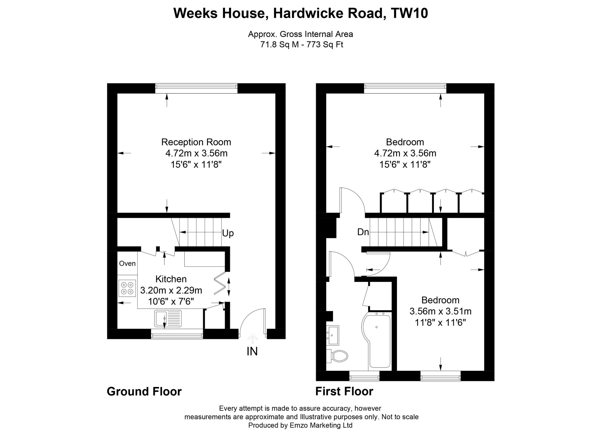 15 Weeks House, Richmond floorplan