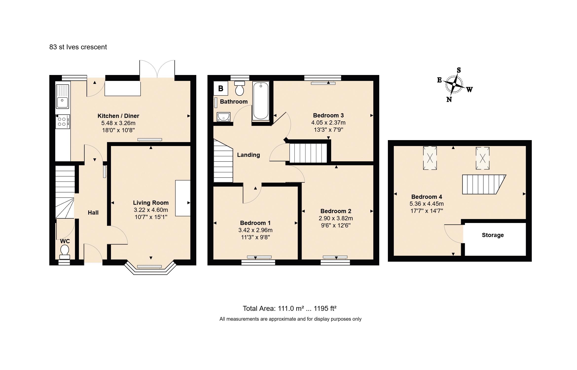 83, St. Ives Crescent, Grimsby floorplan