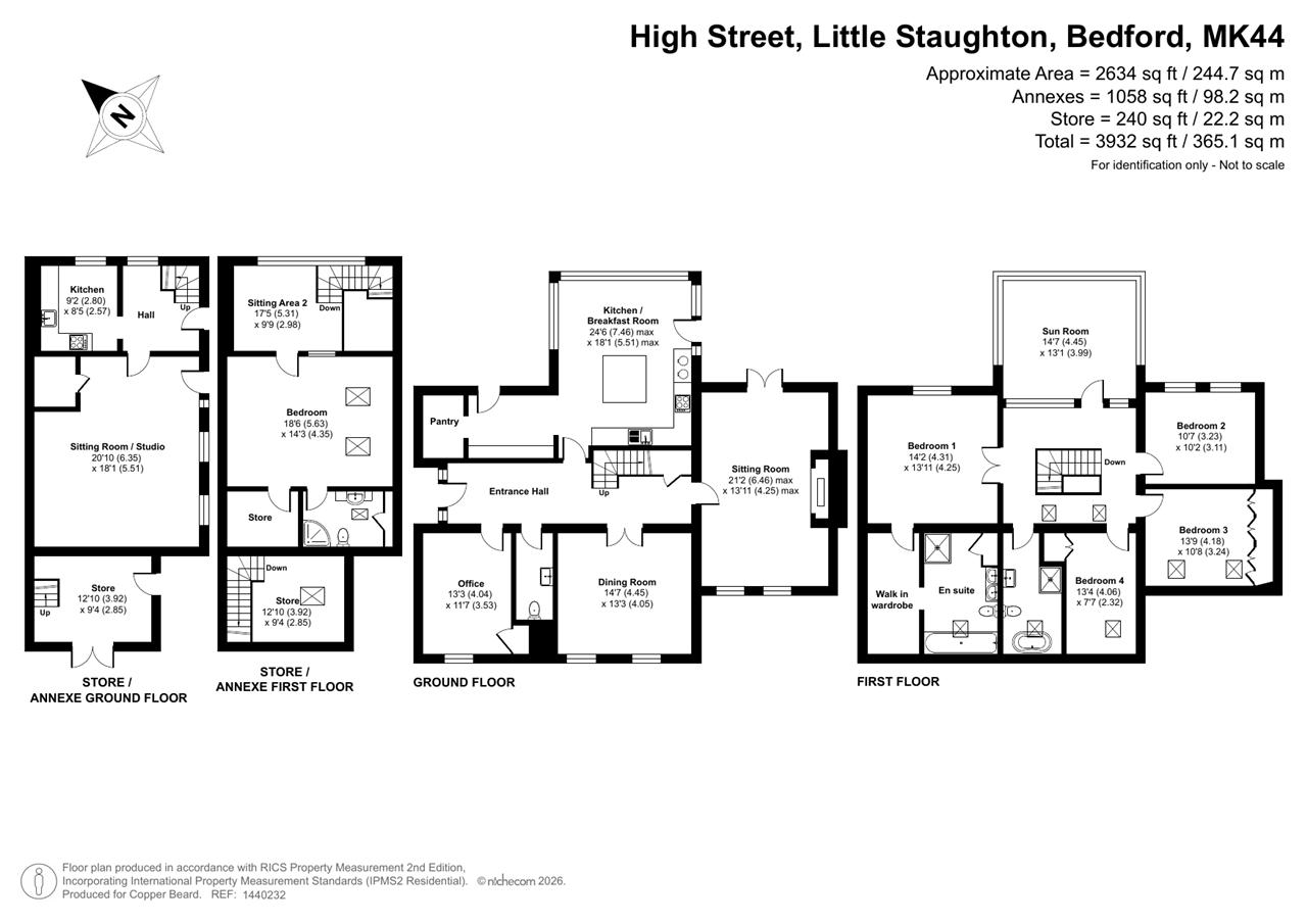 Manor Farm Barn, Little Staughton floorplan