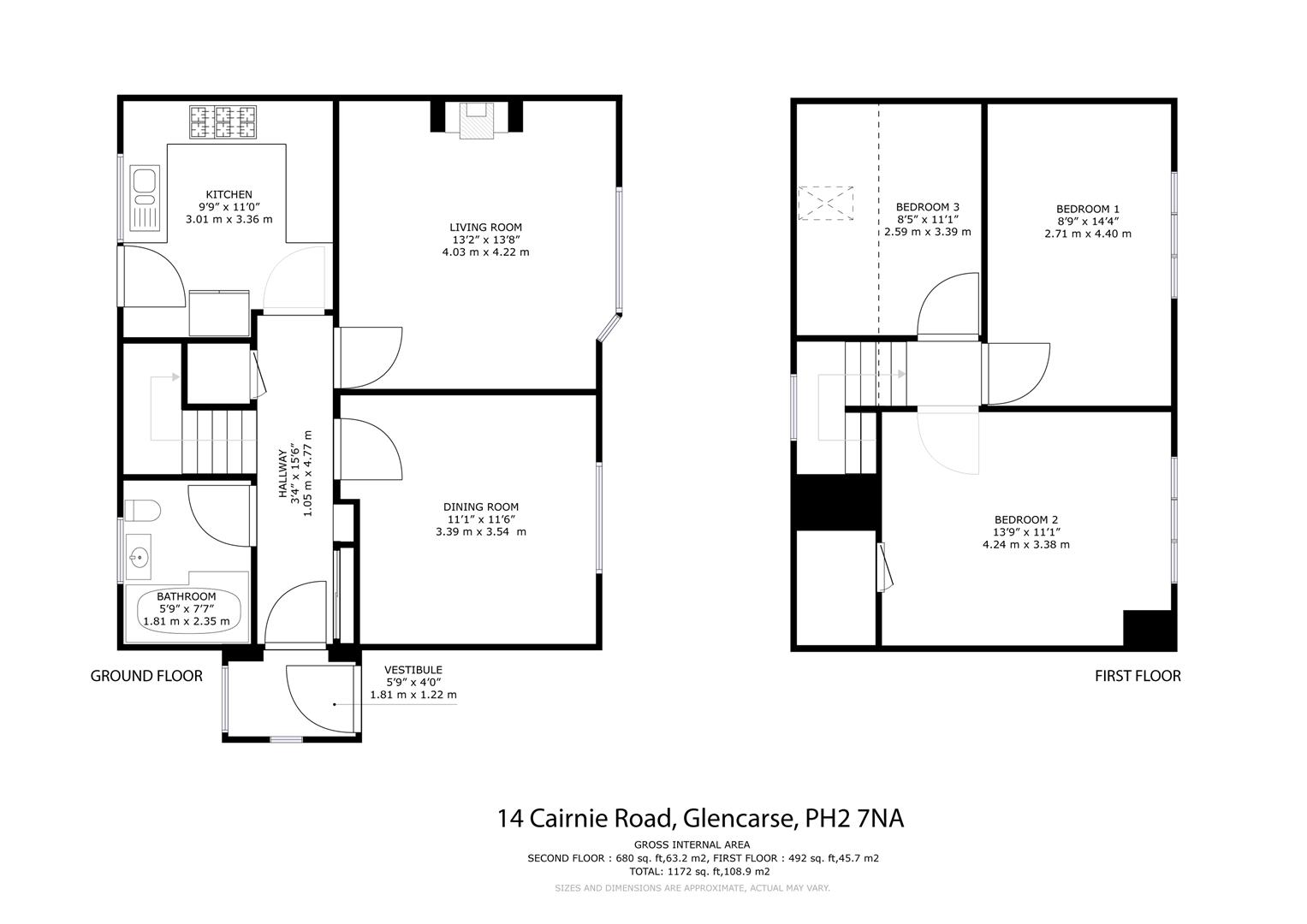 14, Cairnie Road, Perth floorplan