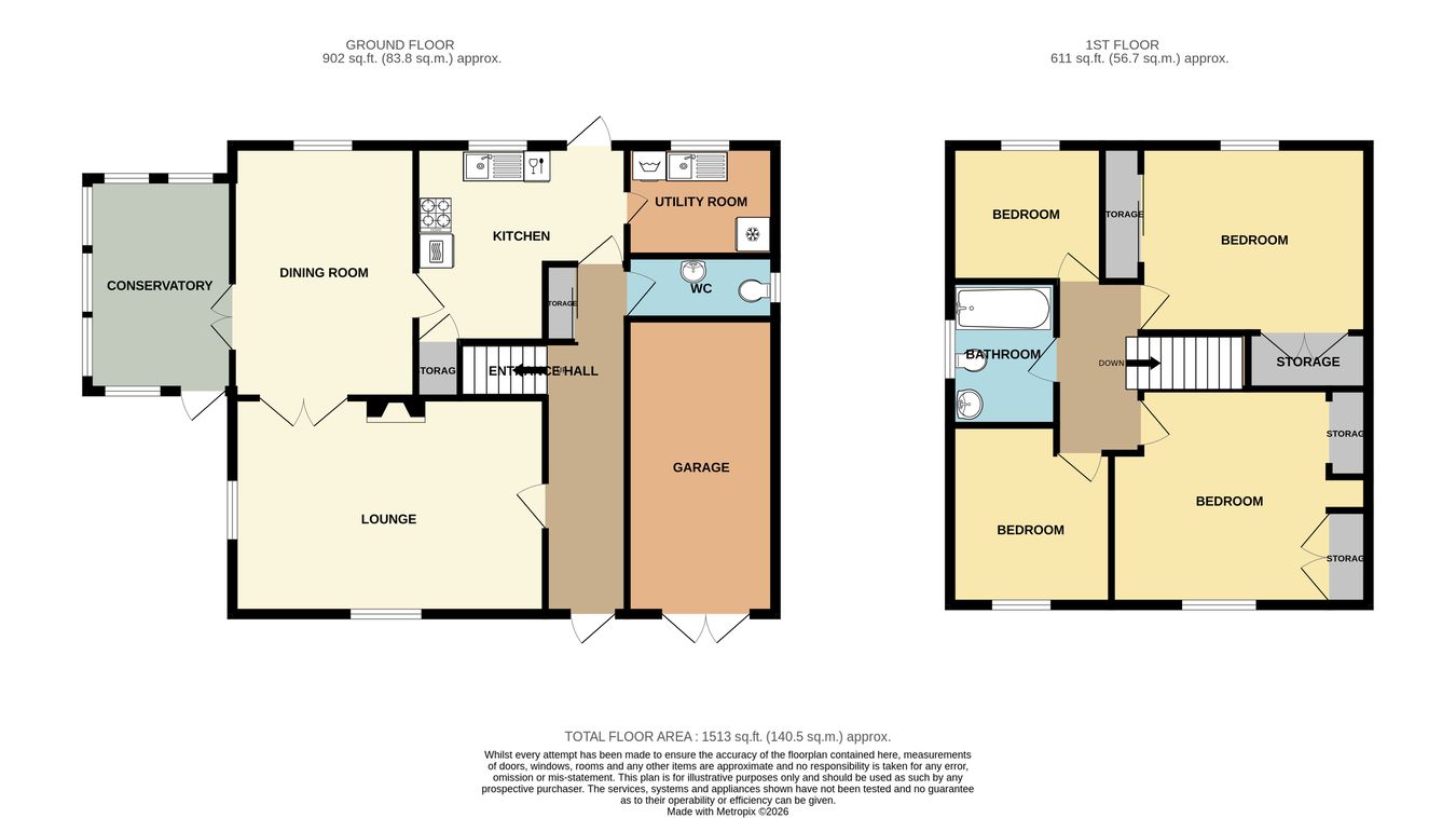 9, Heol-Y-Felin, Llantwit Major floorplan