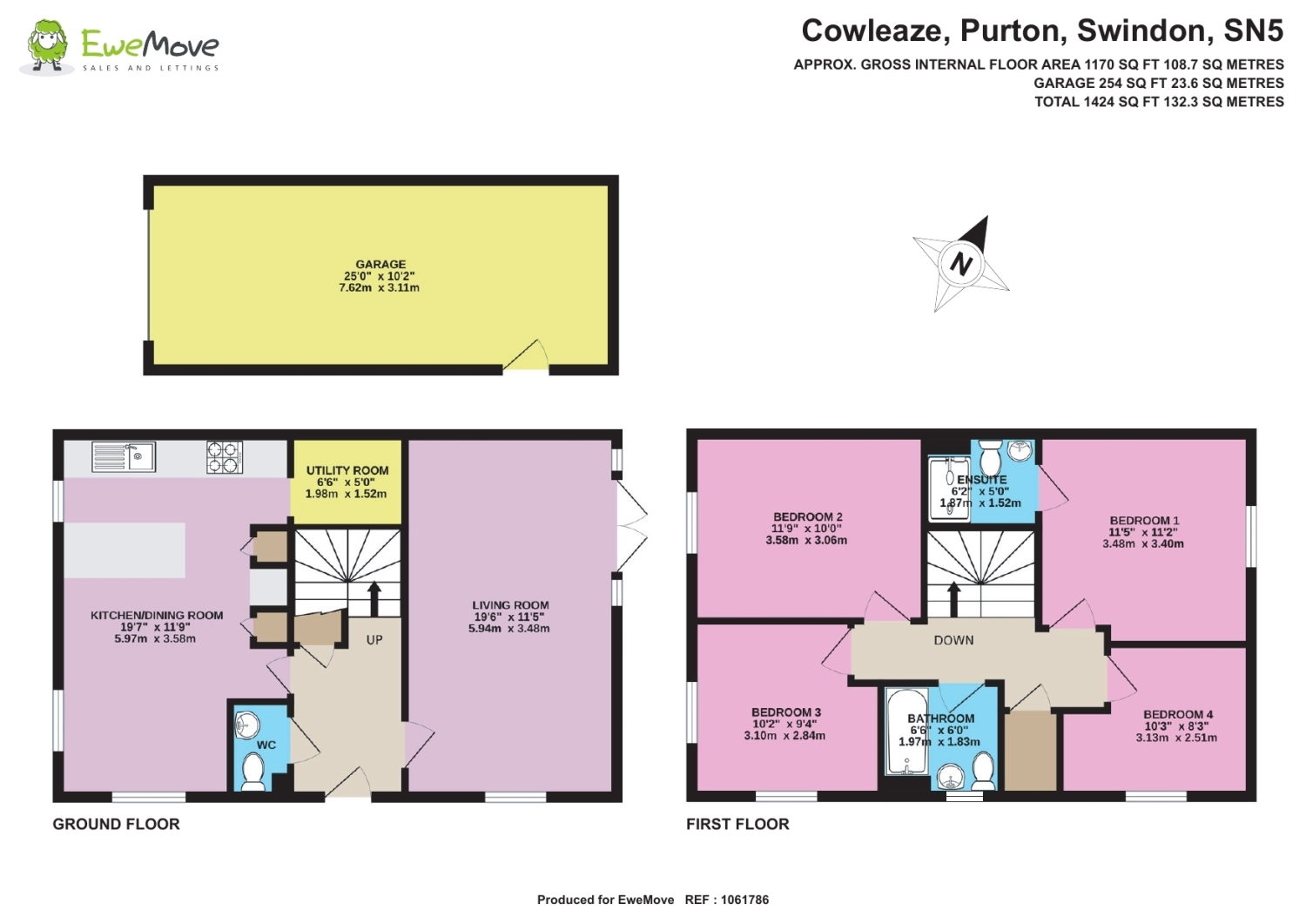 Cowleaze, Purton, Swindon, Wiltshire SN5, 4 bedroom detached house for sale 66297259