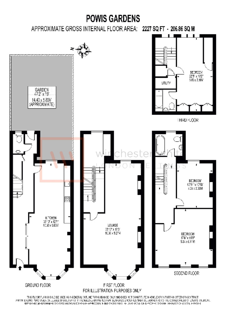 3, Powis Gardens, London floorplan