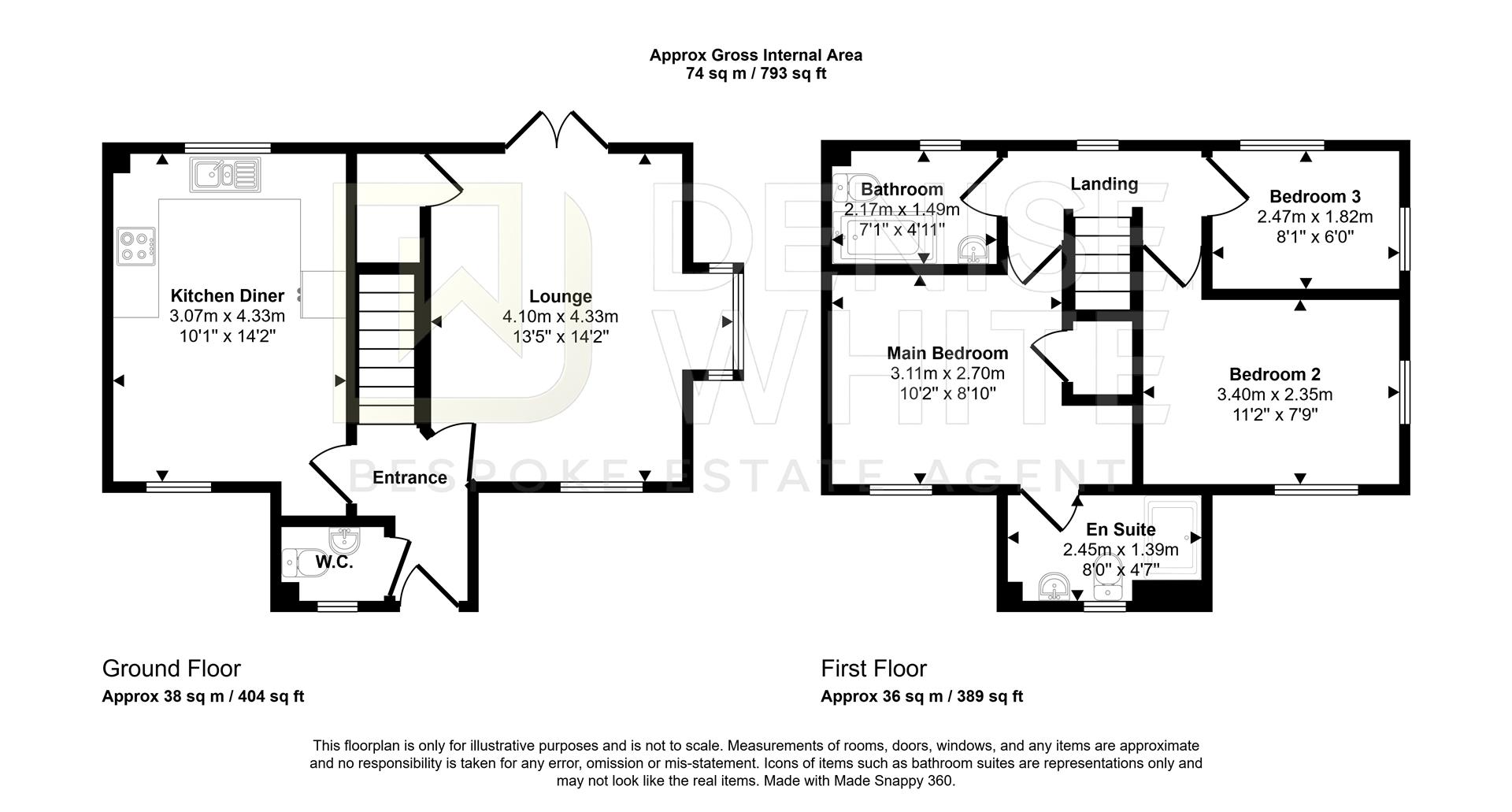17, Hardwick Road, Buxton floorplan