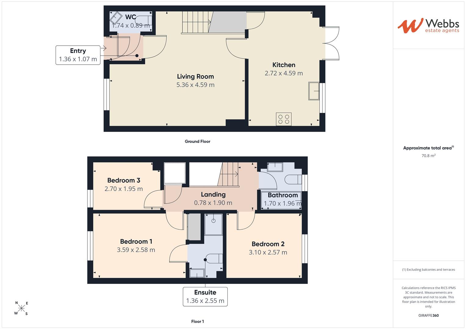 3, Ingathorpe Road, Rugeley floorplan