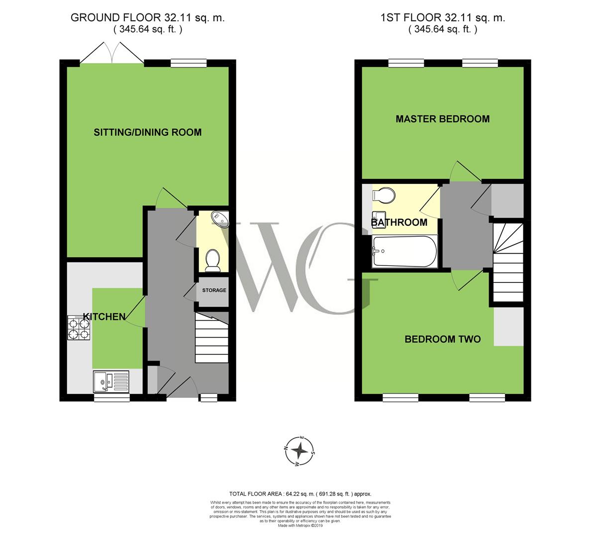 2 Bedrooms Terraced house for sale in 18 Showground Road, Malton YO17