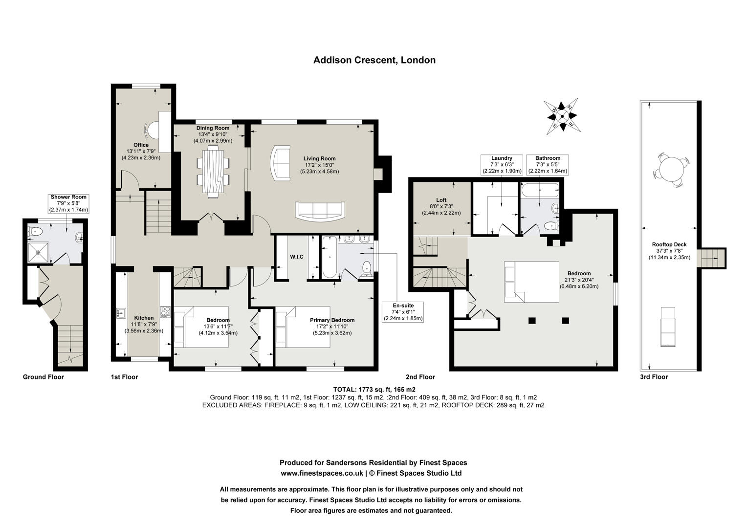 Flat 4, 4, Addison Crescent, London floorplan