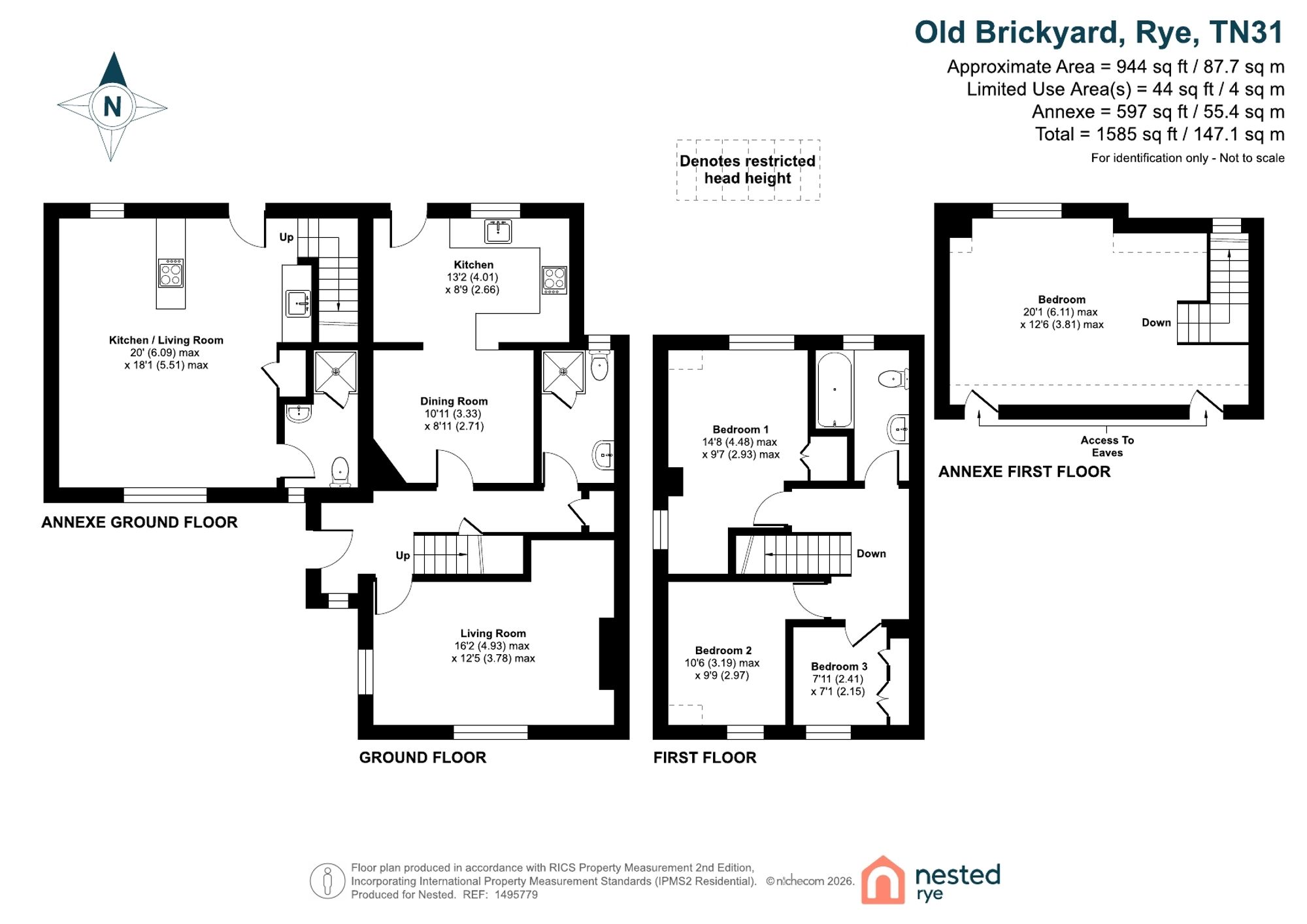 2 Old Brickyard, Rye floorplan