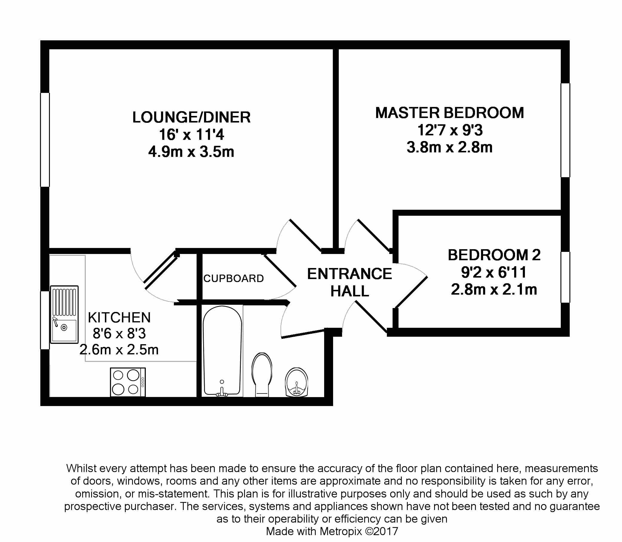 2 Bedrooms Flat for sale in Swift Close, Royston SG8