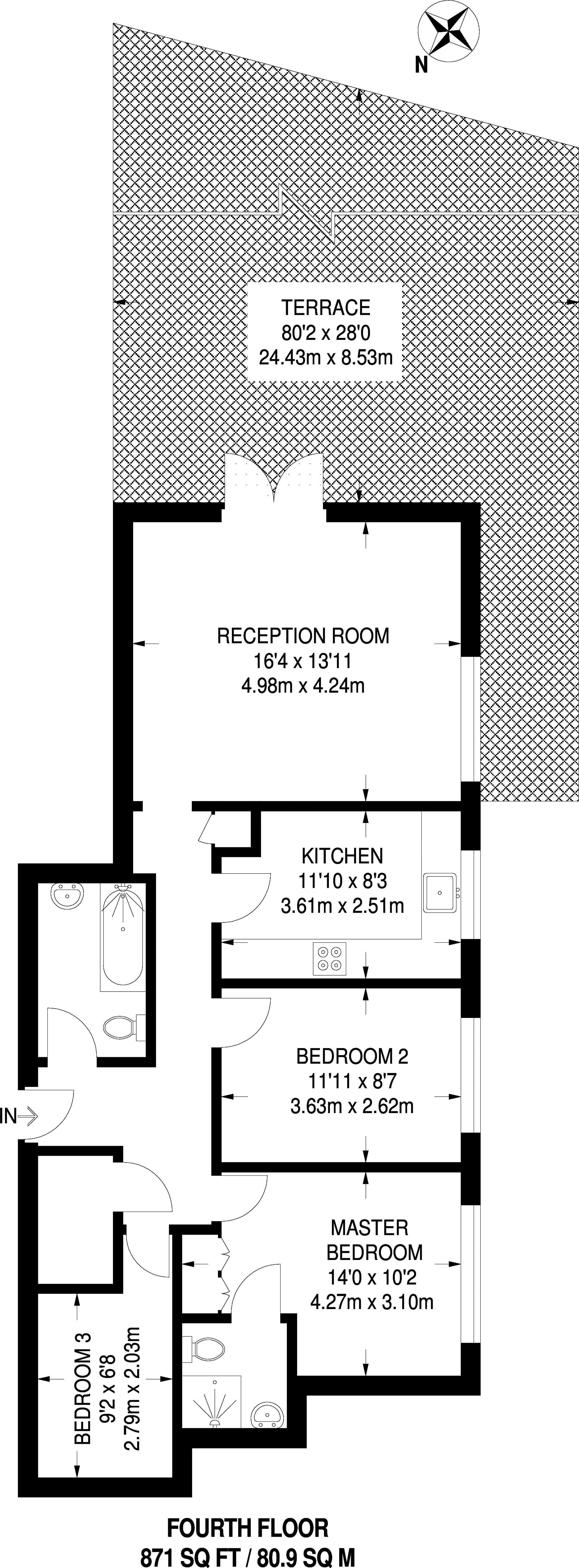 3 Bedrooms Flat to rent in Newton Street, Covent Garden WC2B