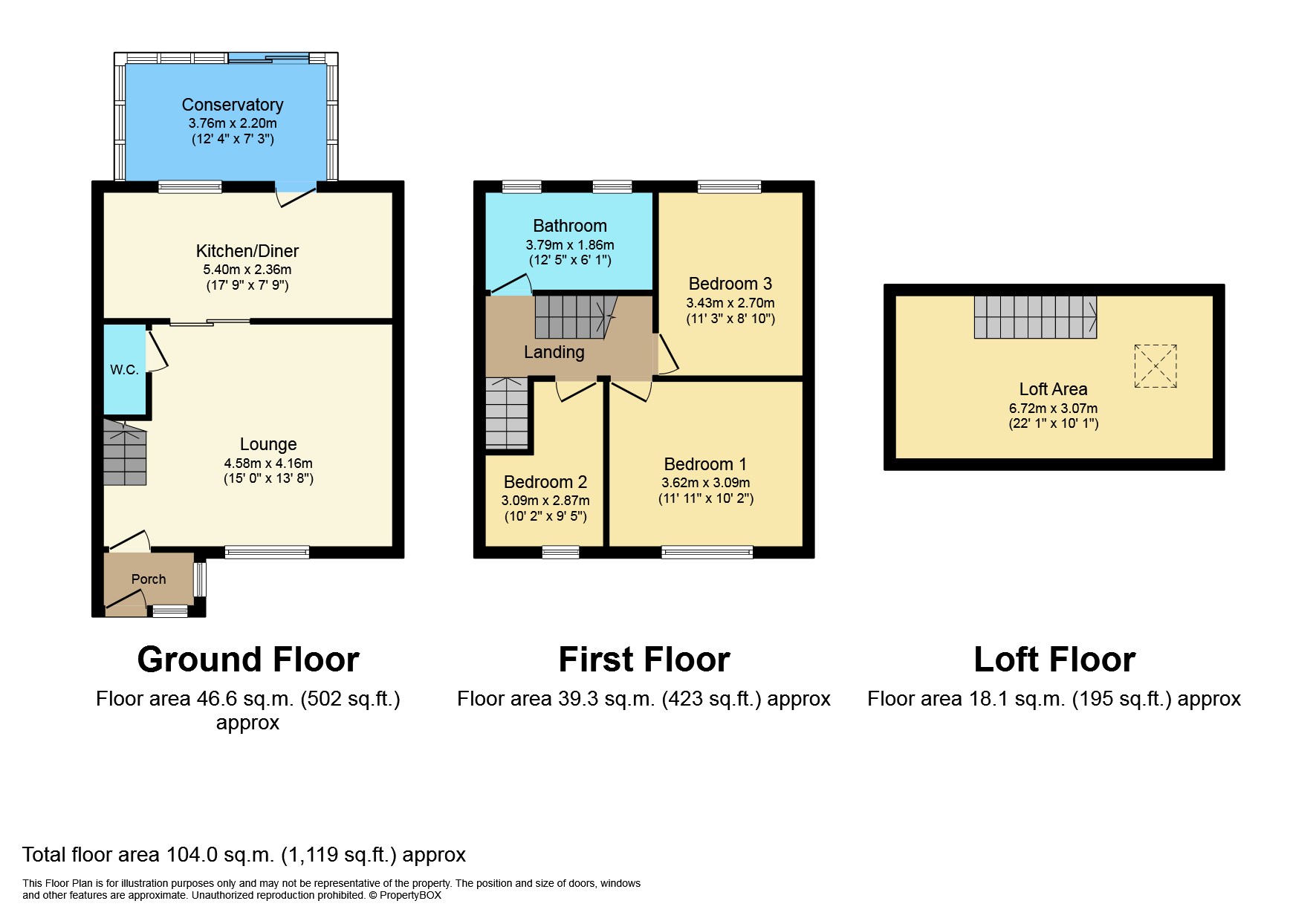 7, Rydal Grove, Manchester floorplan