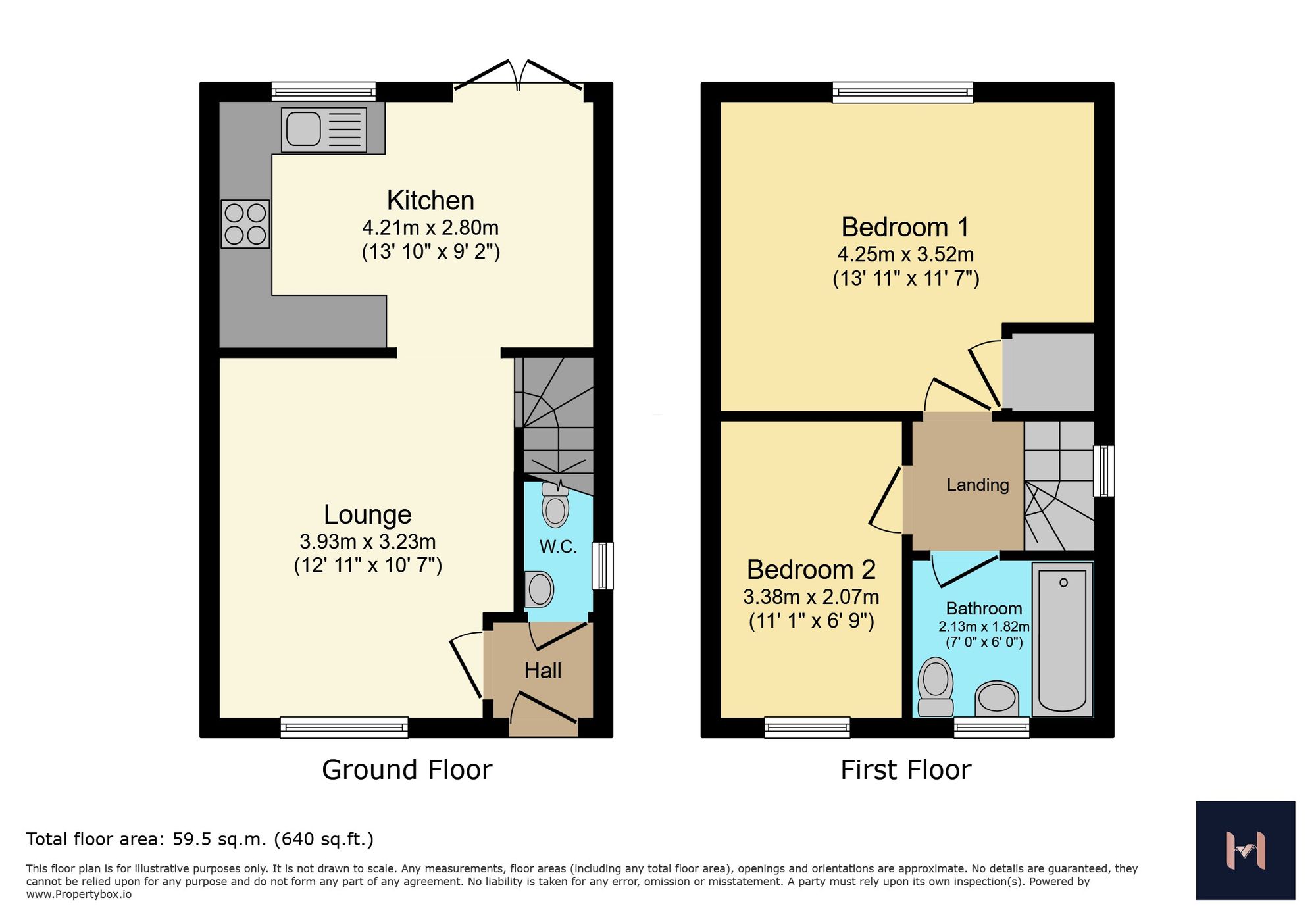 4 Bestwood Close, Leicester floorplan