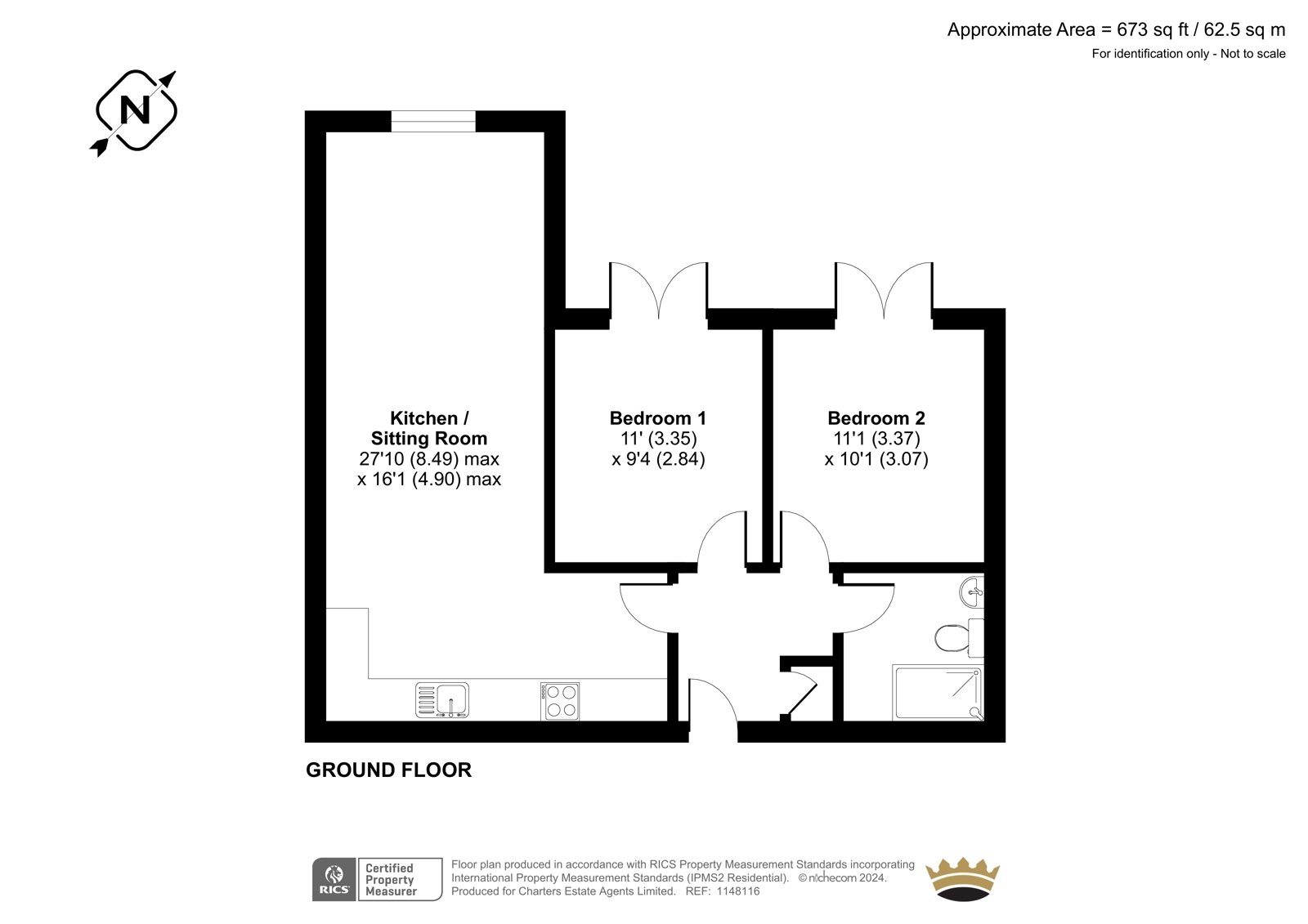 Canute Road, Southampton floorplan