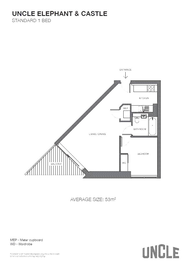 1 Bedrooms Flat to rent in Uncle Elephant & Castle, London SE1