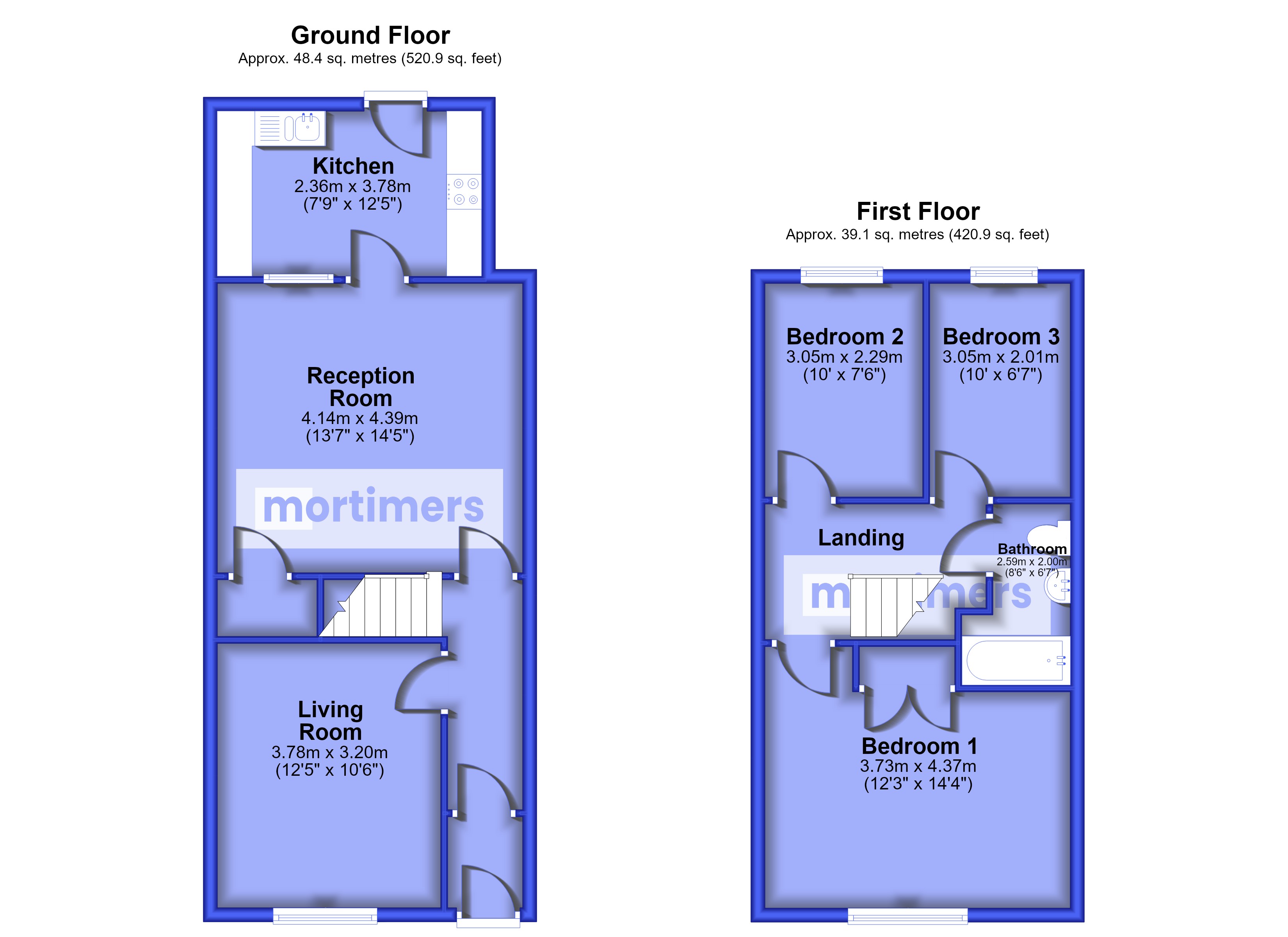 75, Lonsdale Street, Lancashire floorplan