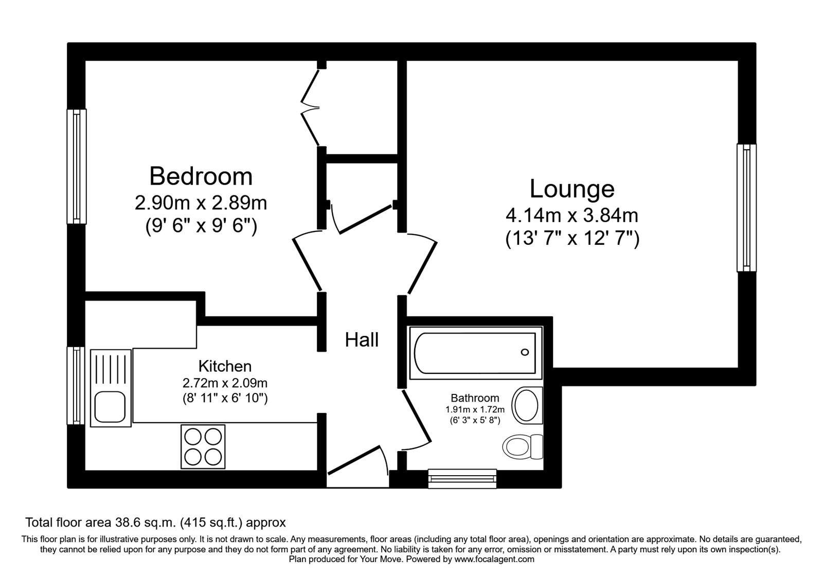 7, Crowland Avenue, Staffordshire floorplan