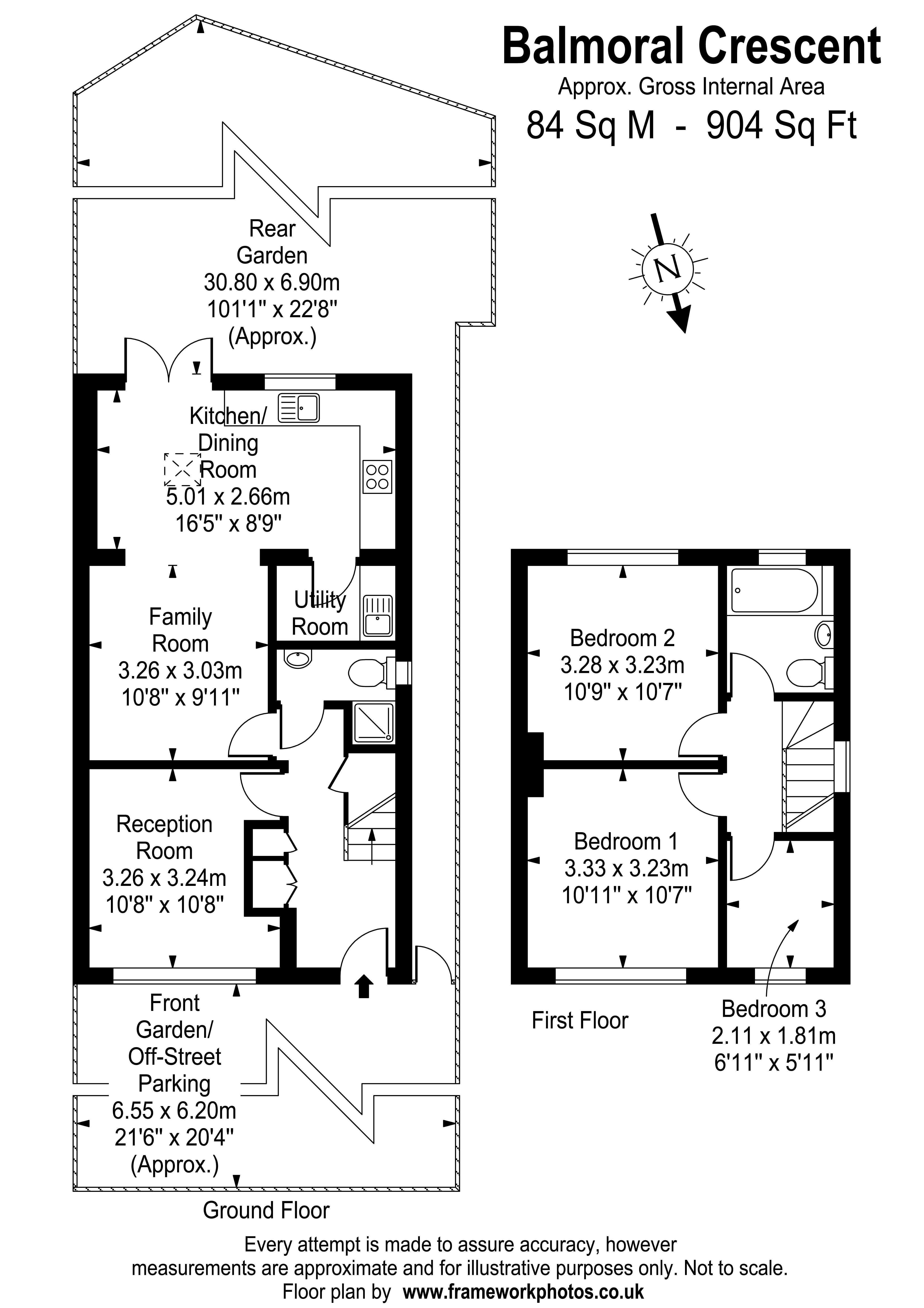 47, Balmoral Crescent, West Molesey floorplan