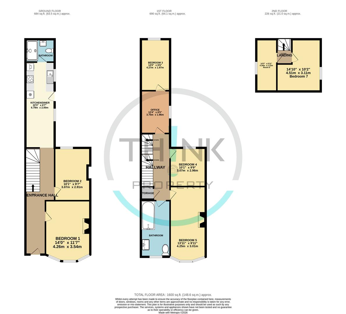 Nelson Road Central, Great Yarmouth floorplan