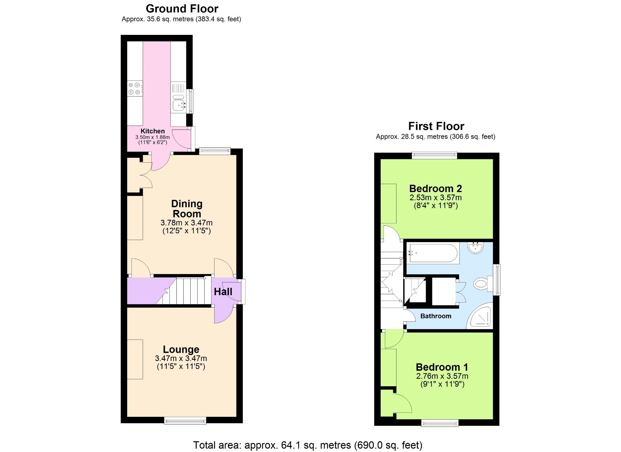 2 Bedrooms Semi-detached house for sale in Granville Road, Tunbridge Wells TN1