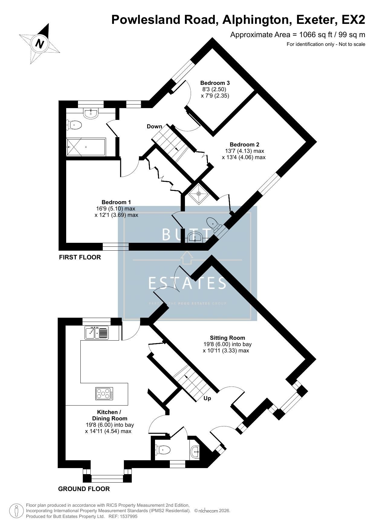 24 Powlesland Road, Exeter floorplan