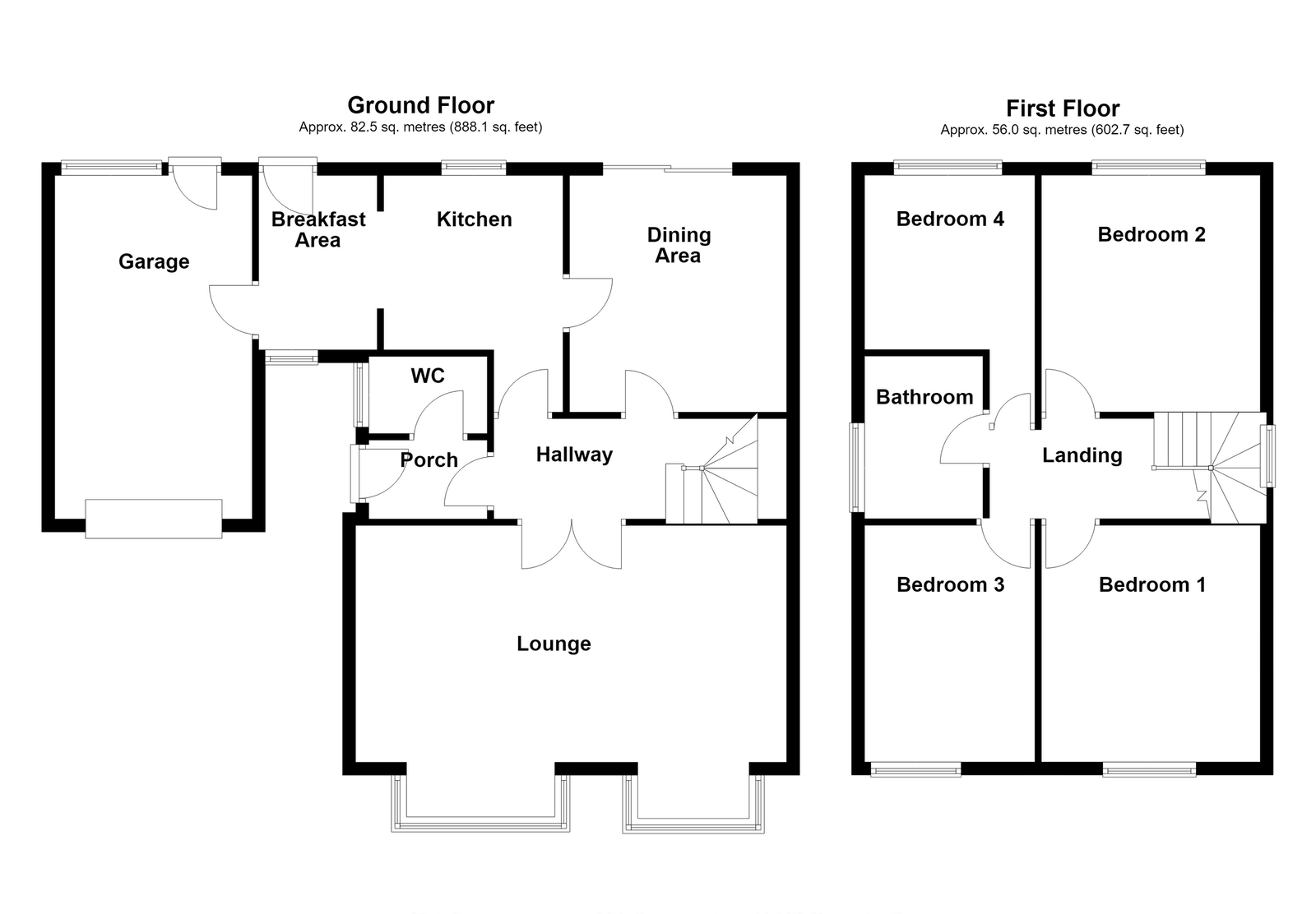 17, Greenfield Way, Porthcawl floorplan