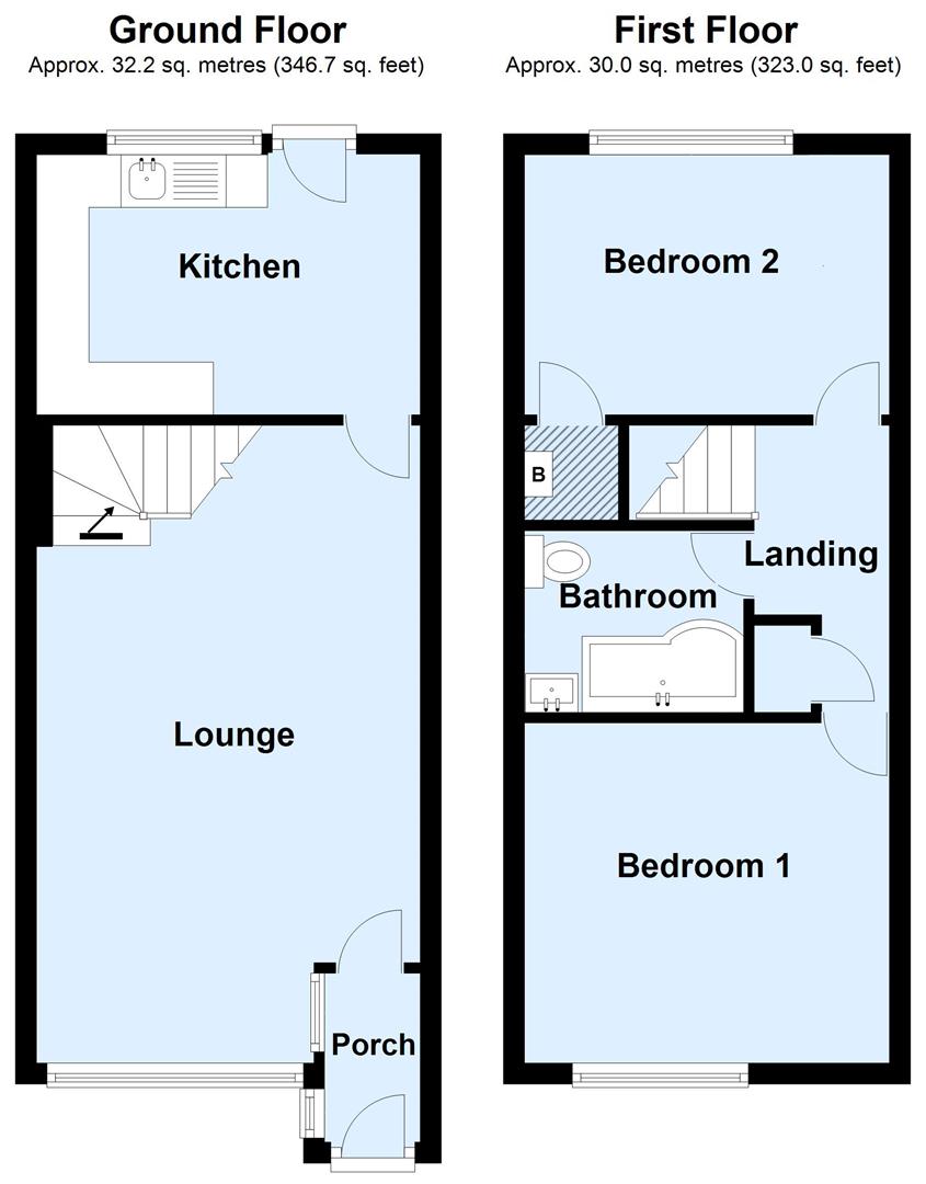 90, Nursery Lane, Leeds floorplan