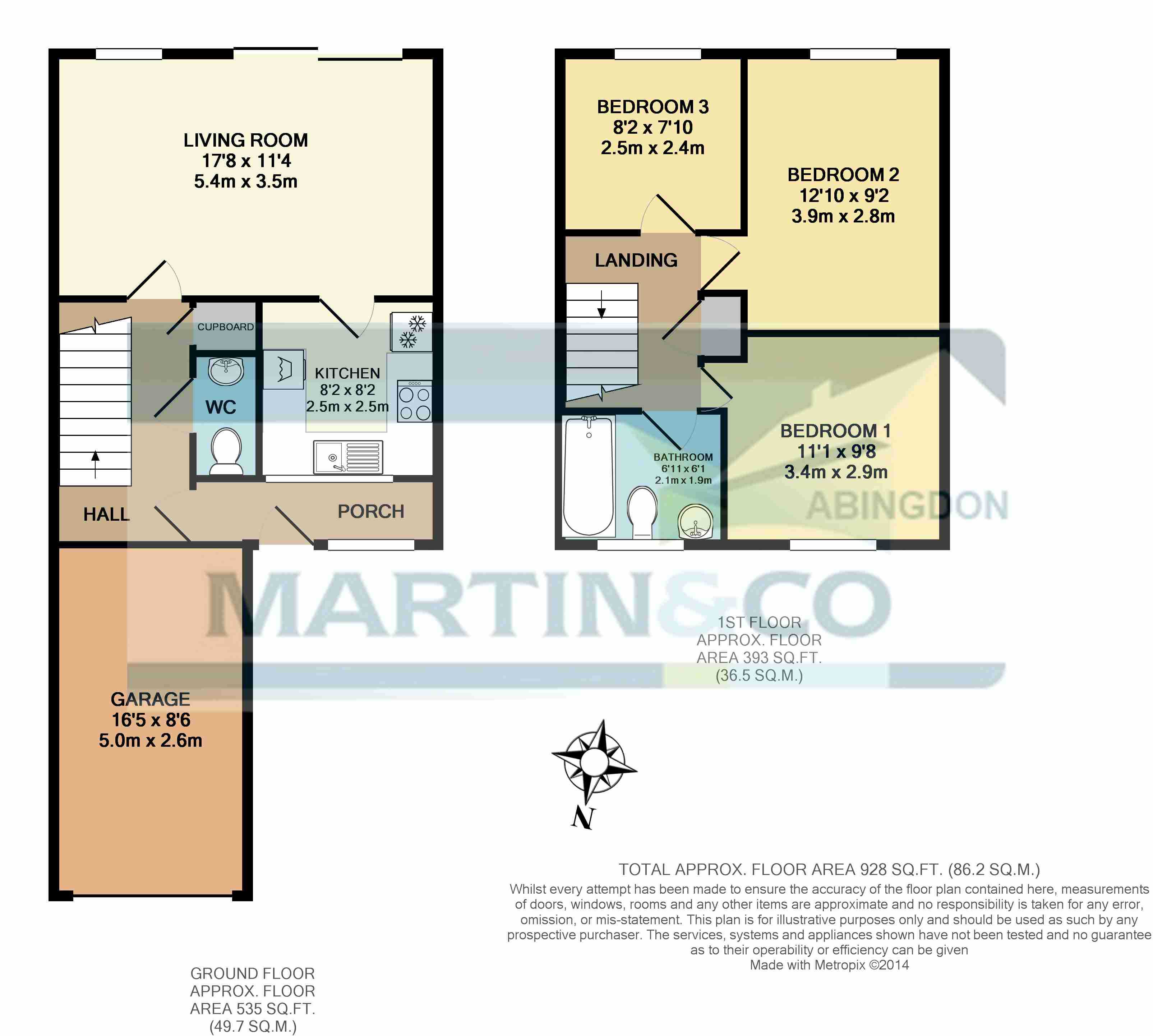 3 Bedrooms Semi-detached house to rent in Orpwood Way, Abingdon OX14