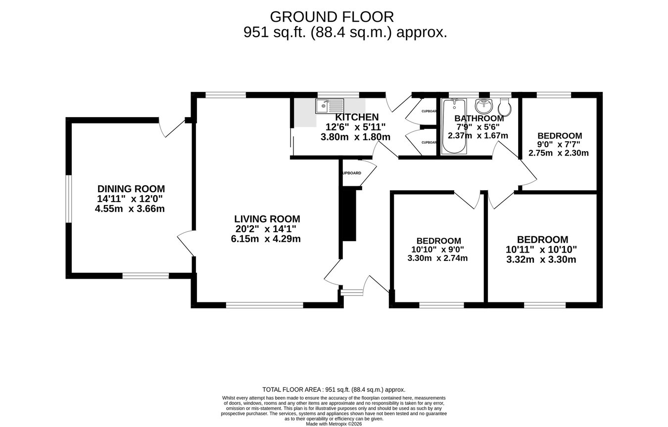 Foxgloves, Brecon floorplan