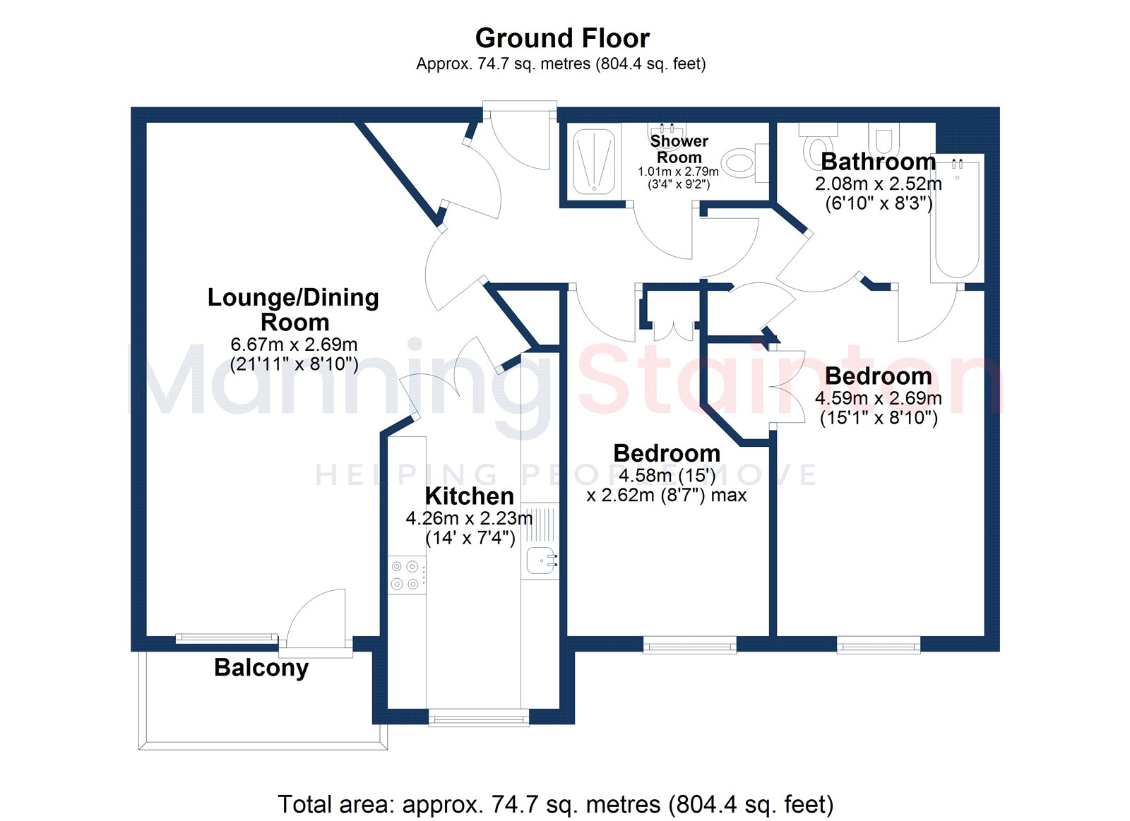 Flat 36,, The Highlands, West Yorkshire floorplan