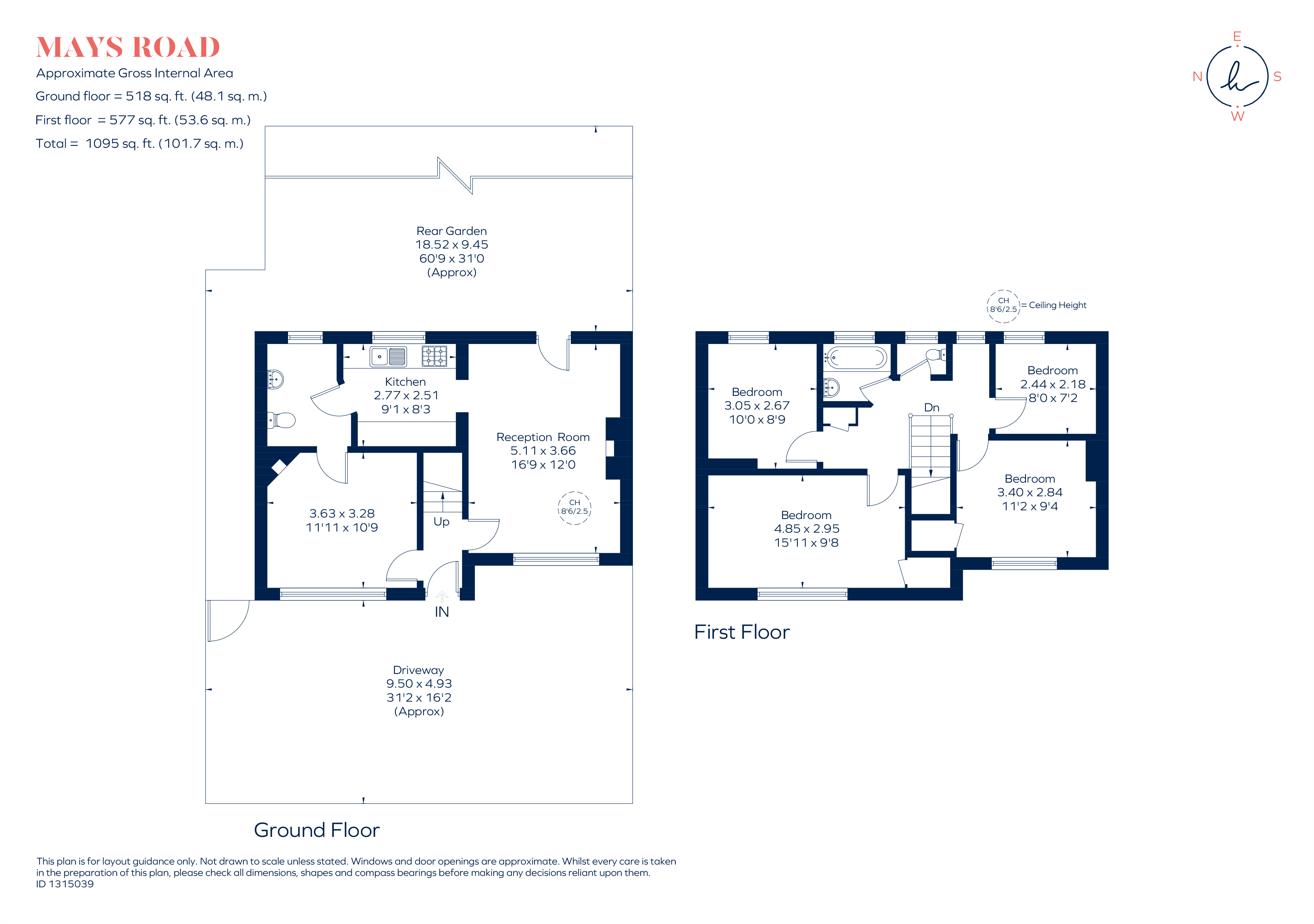 36, Mays Road, Teddington floorplan