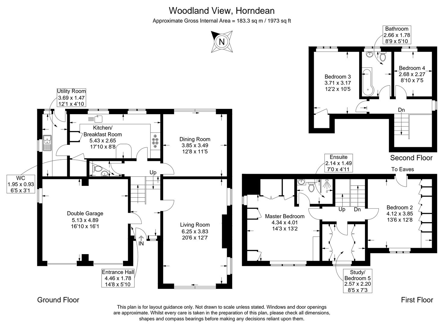 2, Woodland View, Waterlooville floorplan