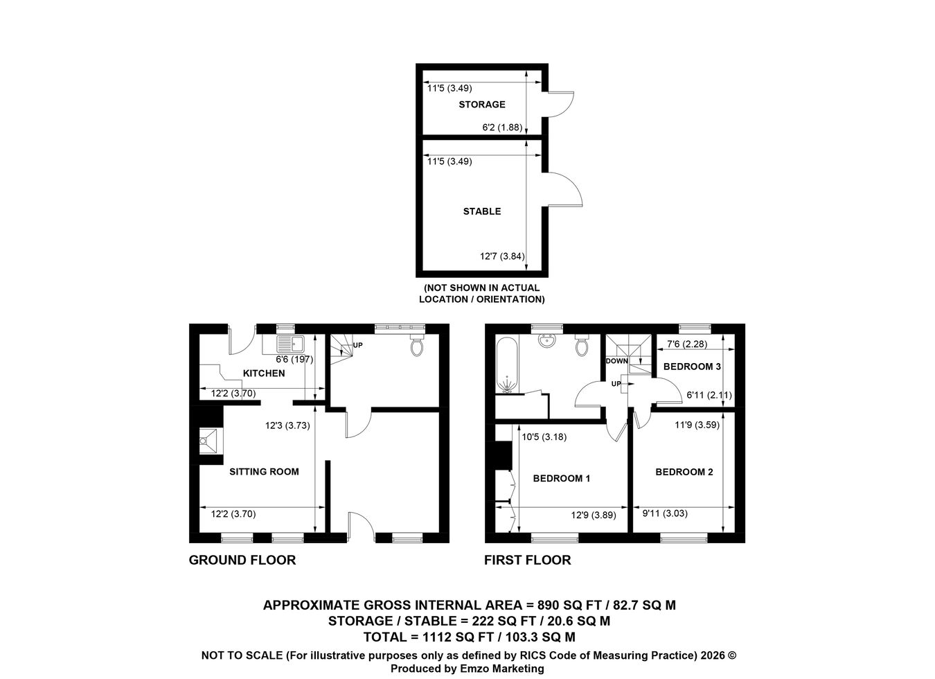 Dagger Cottage, Pikes Hill, Lyndhurst floorplan