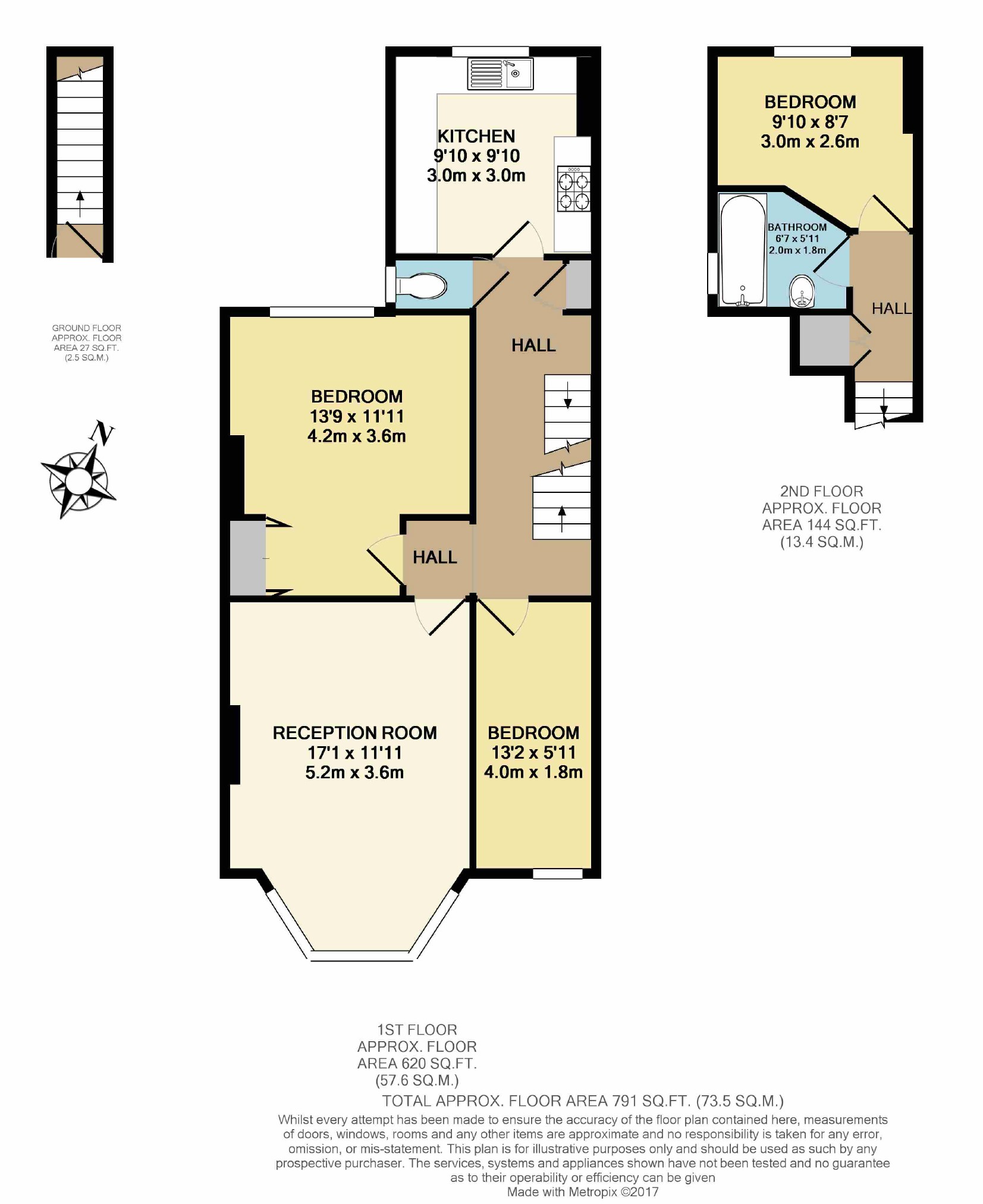 3 Bedrooms Flat to rent in Lordship Lane, Wood Green, London N22