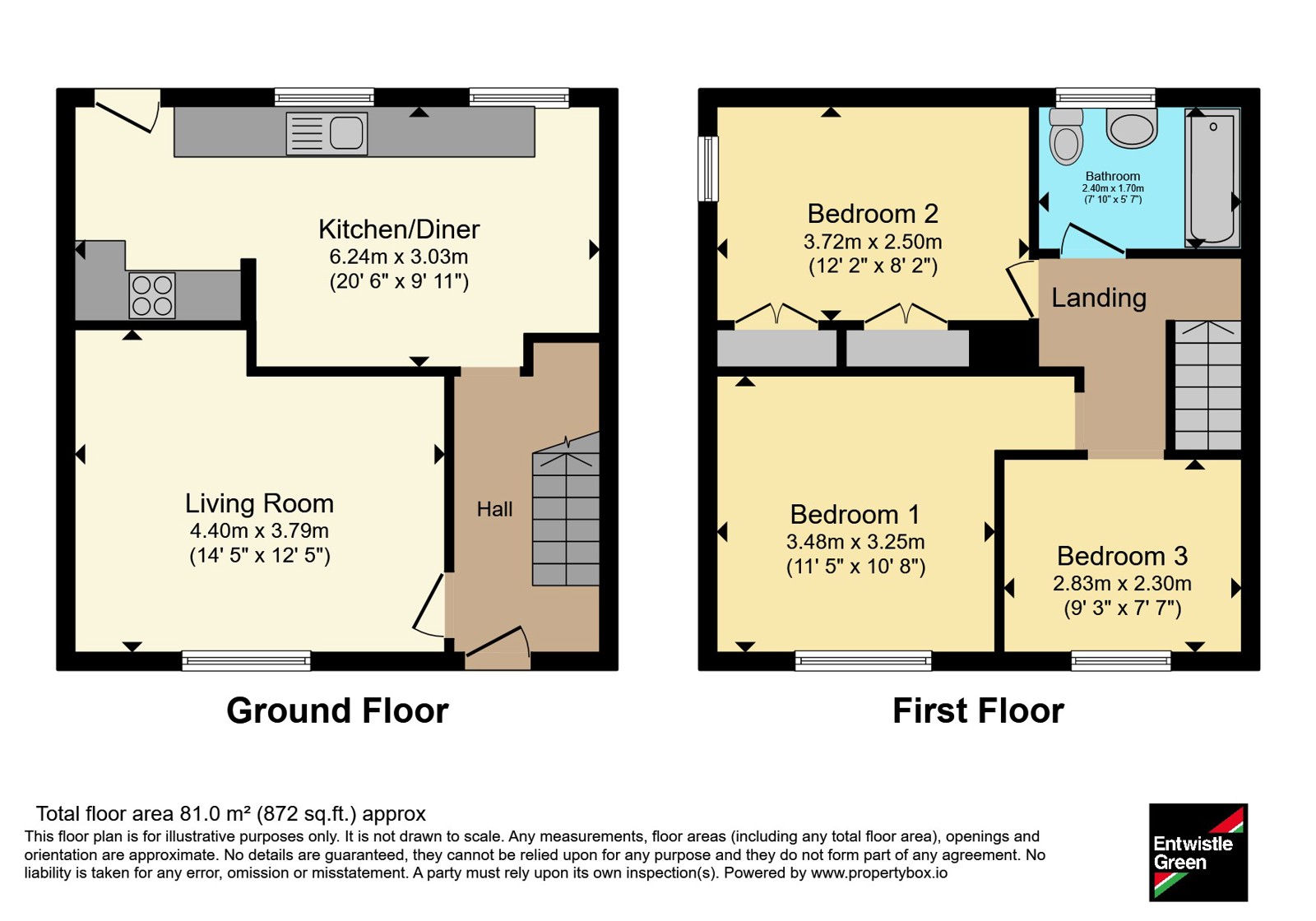 1, Barchester Avenue, Greater Manchester floorplan