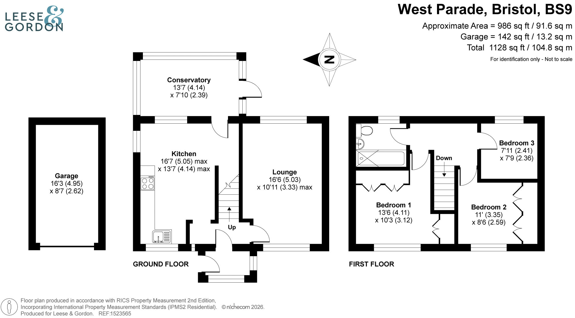 20 West Parade, Bristol floorplan