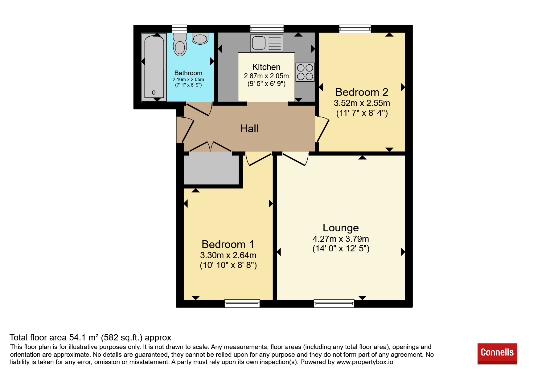 45, Marshall Court, Taunton floorplan