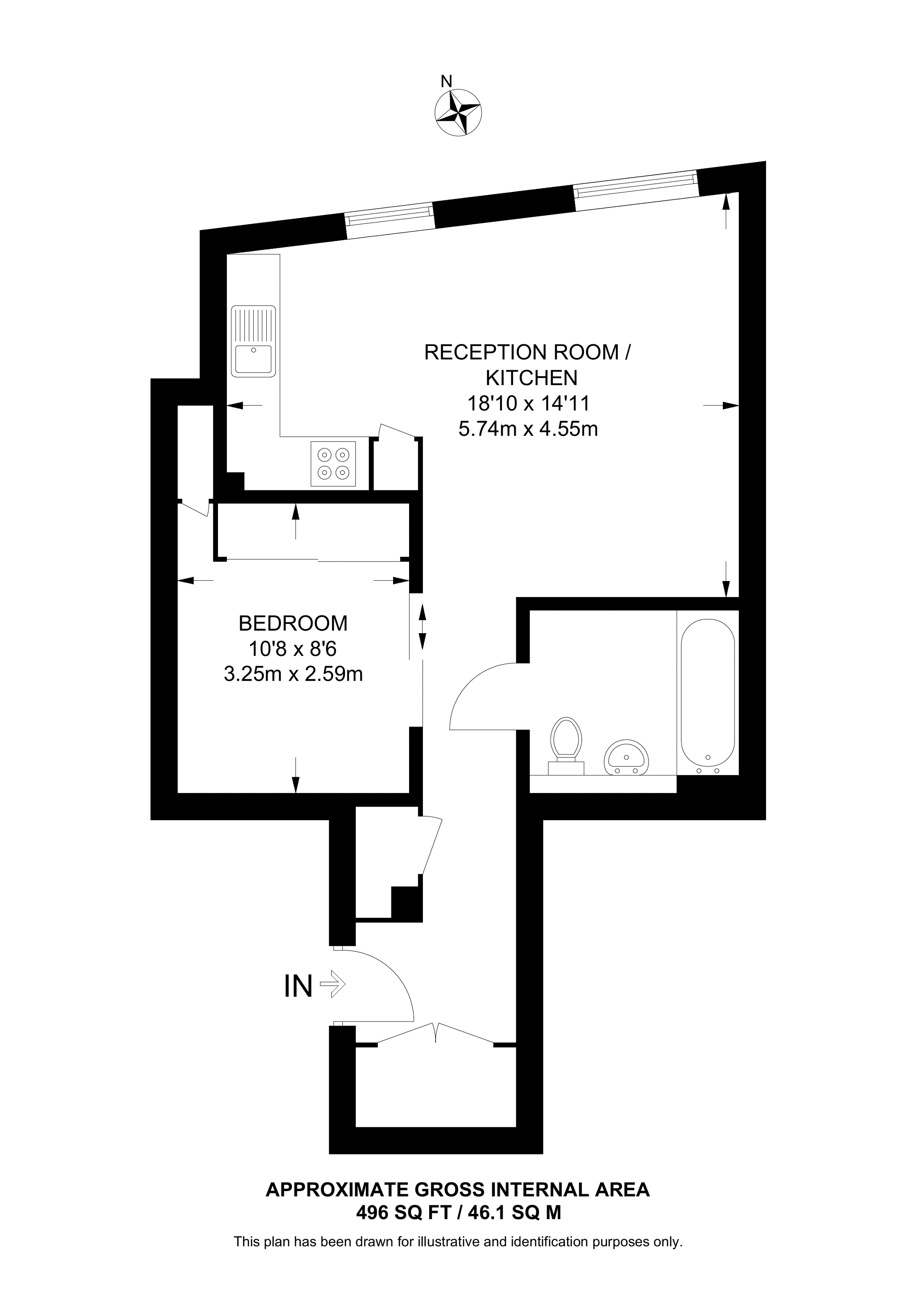 Wandsworth Road, London, SW8 2FJ, Nine Elms floorplan